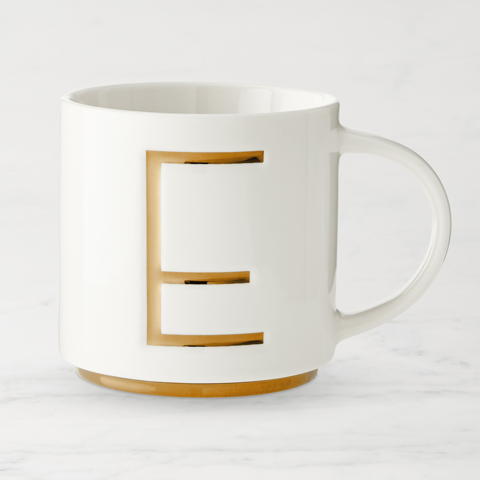 Gold Monogram Mug