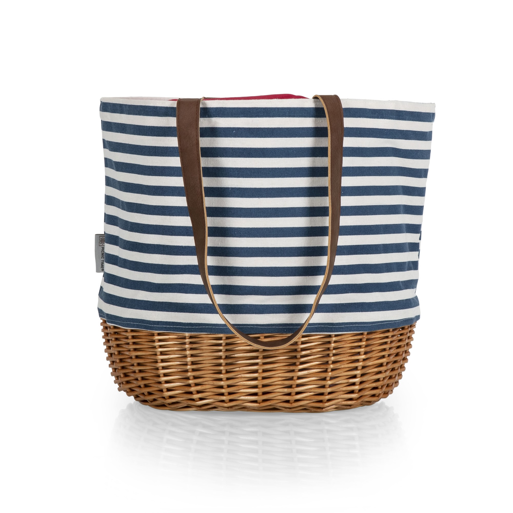 Seville Canvas and Willow Basket Tote