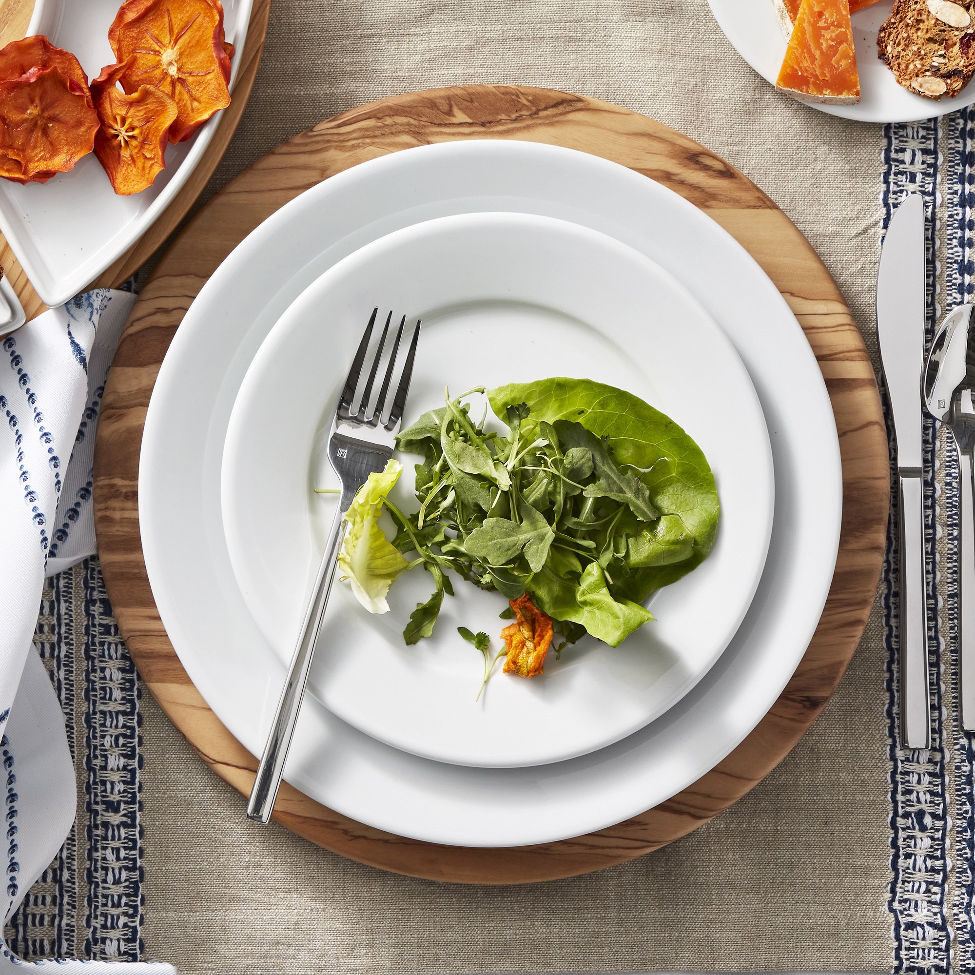 Apilco Tradition Porcelain Salad Plates