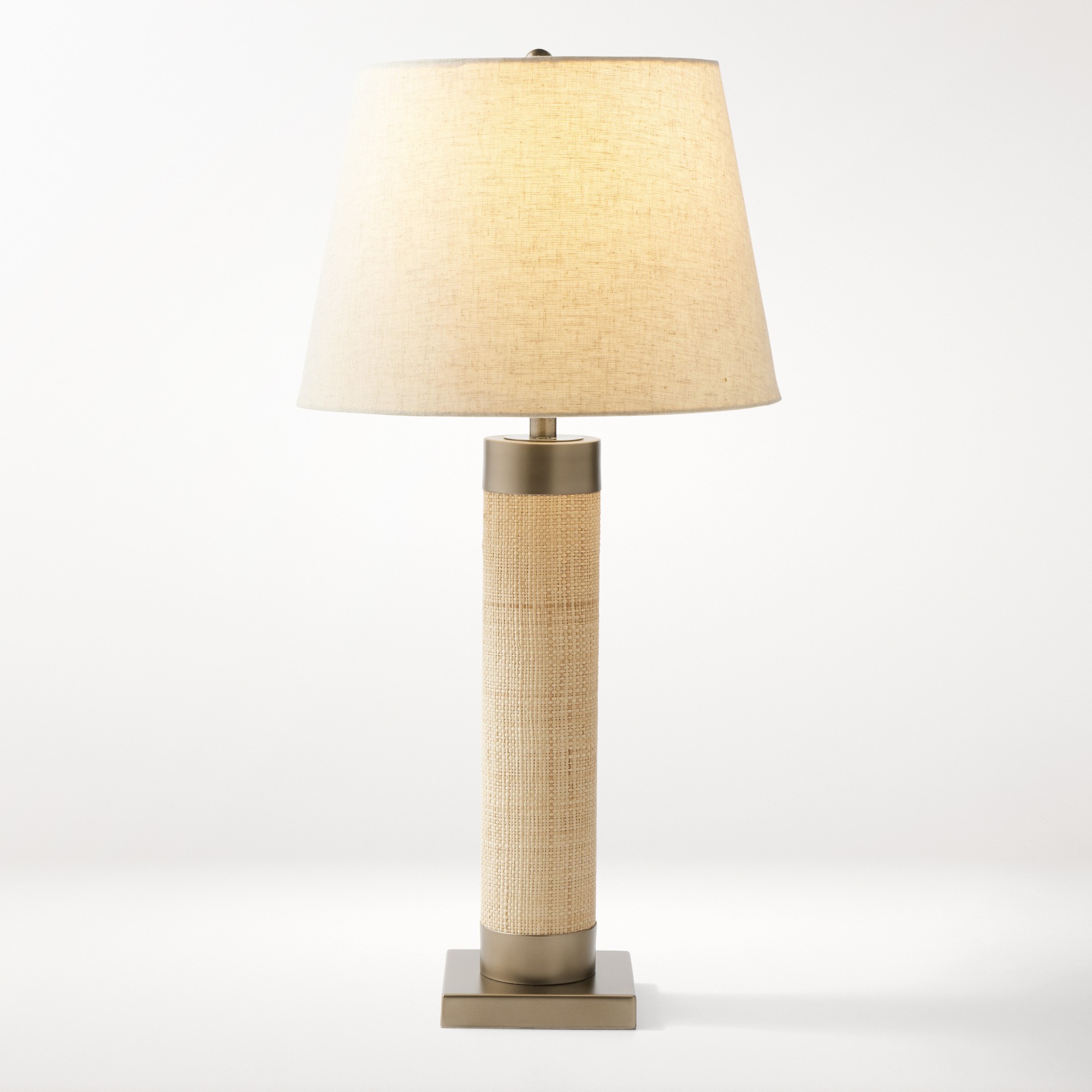 Raffia Table Lamp