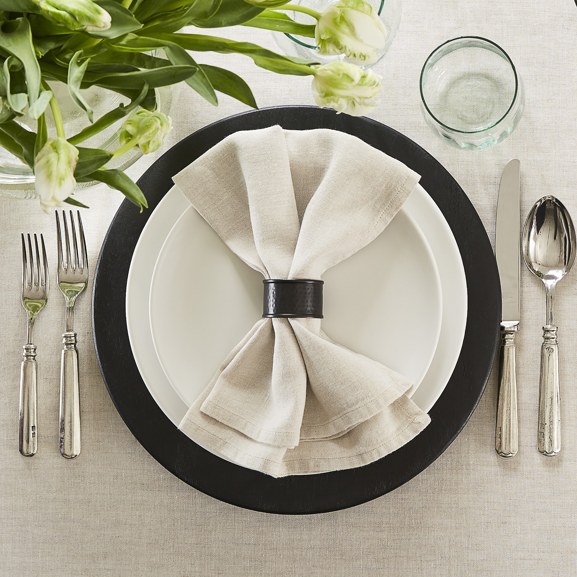 Italian Washed Linen Tablecloth