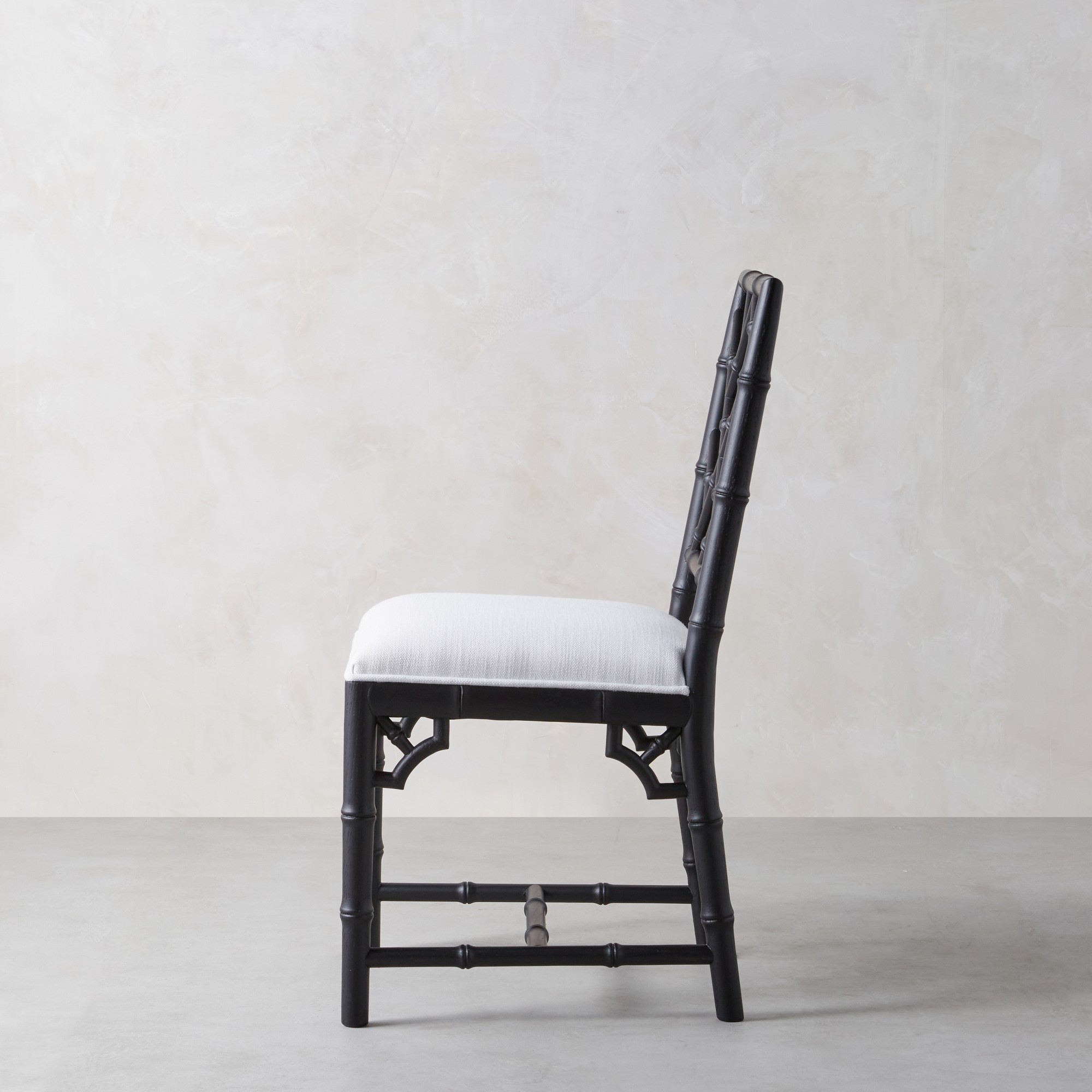 Chippendale Upholstered Bistro Side Chair