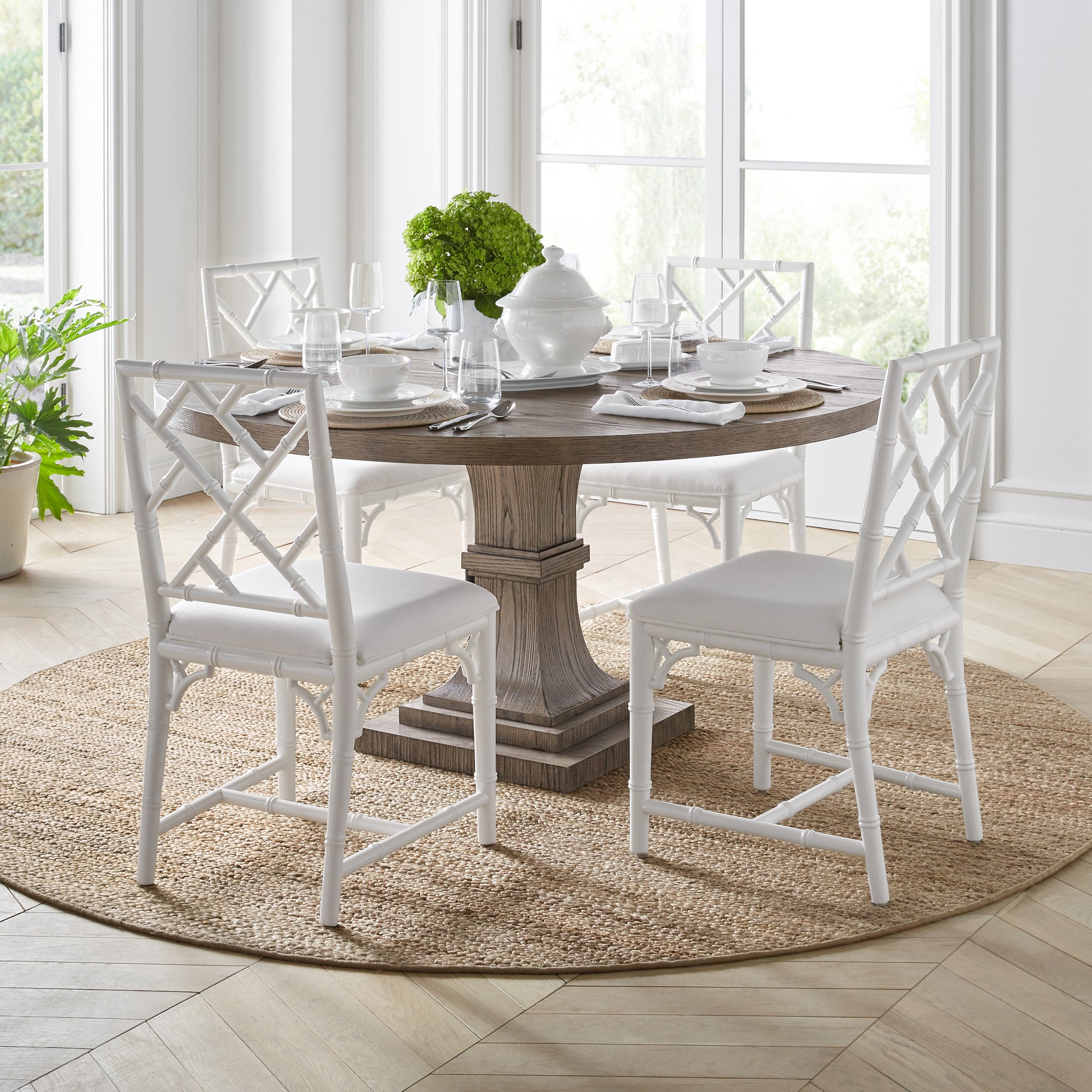 Chippendale Upholstered Bistro Side Chair