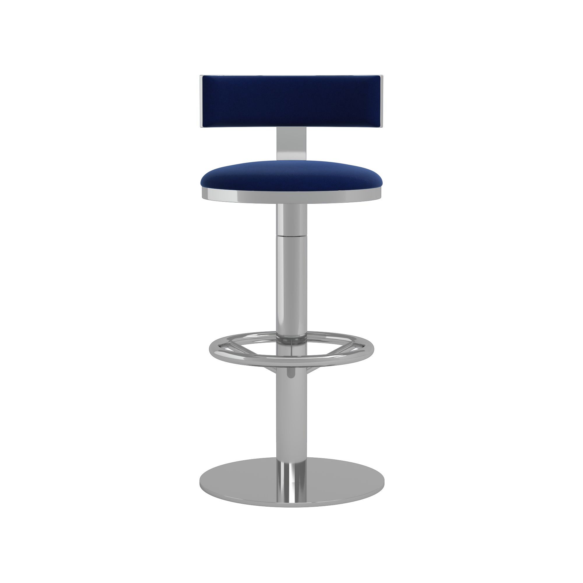 Larkin Upholstered Pedestal Counter & Bar Stool