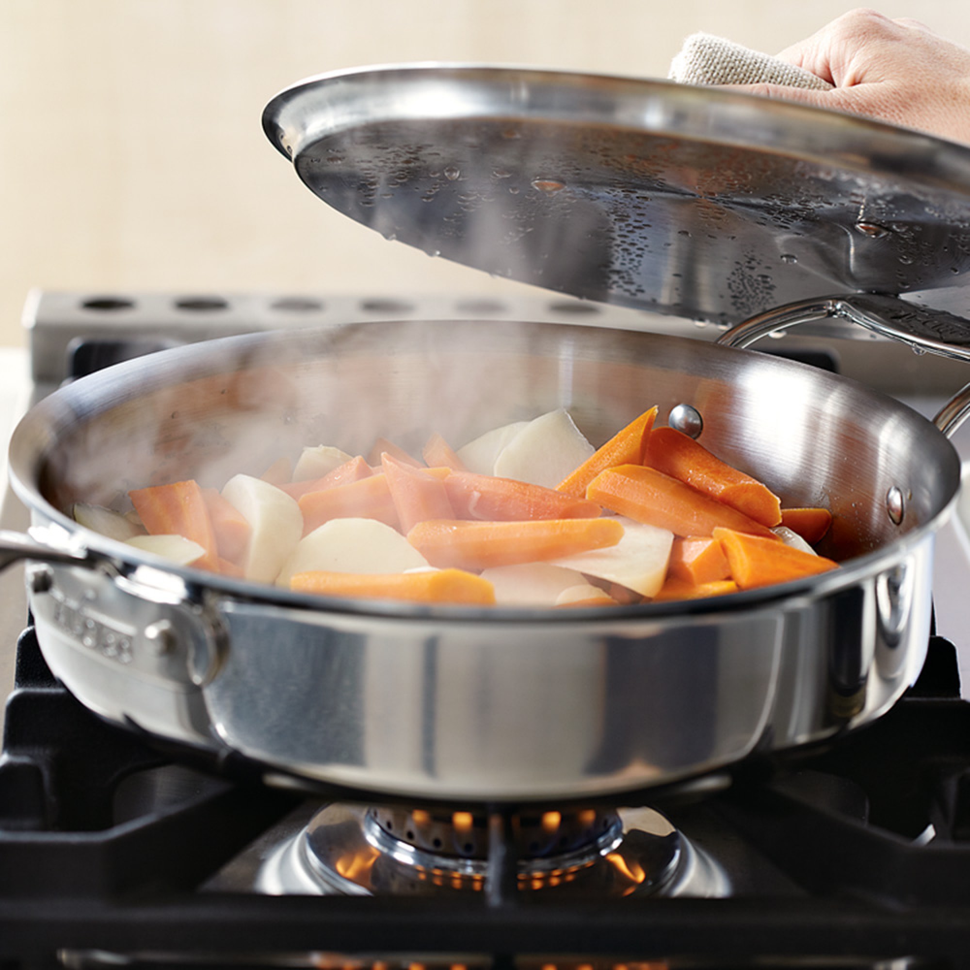 All-Clad D5® Stainless-Steel Sauté Pan