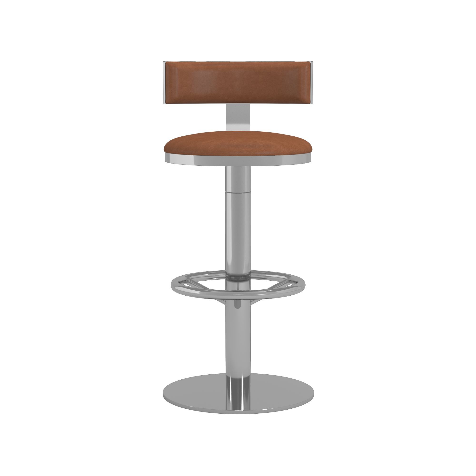 Larkin Upholstered Pedestal Counter & Bar Stool