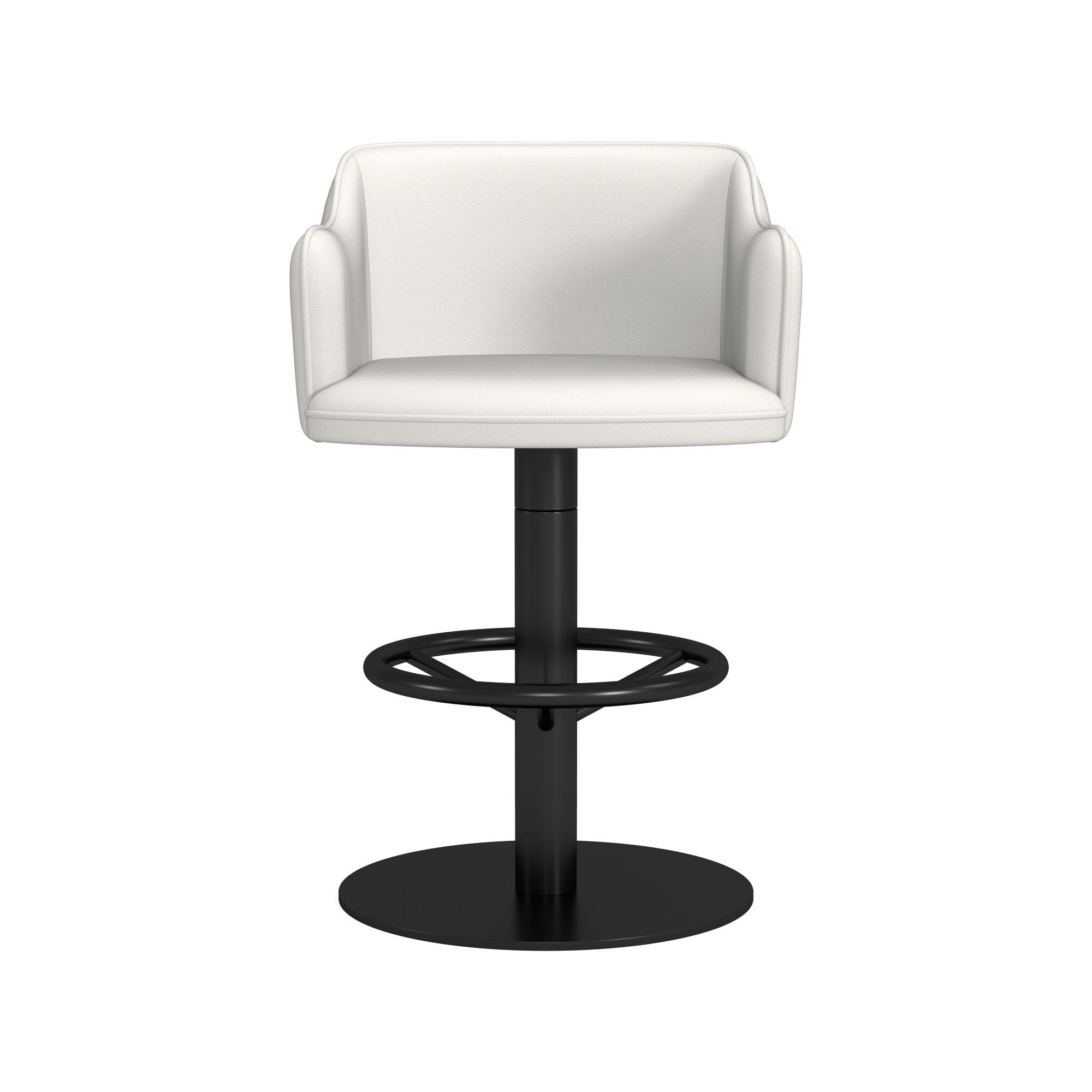 Harding Upholstered Pedestal Counter  & Bar Stool