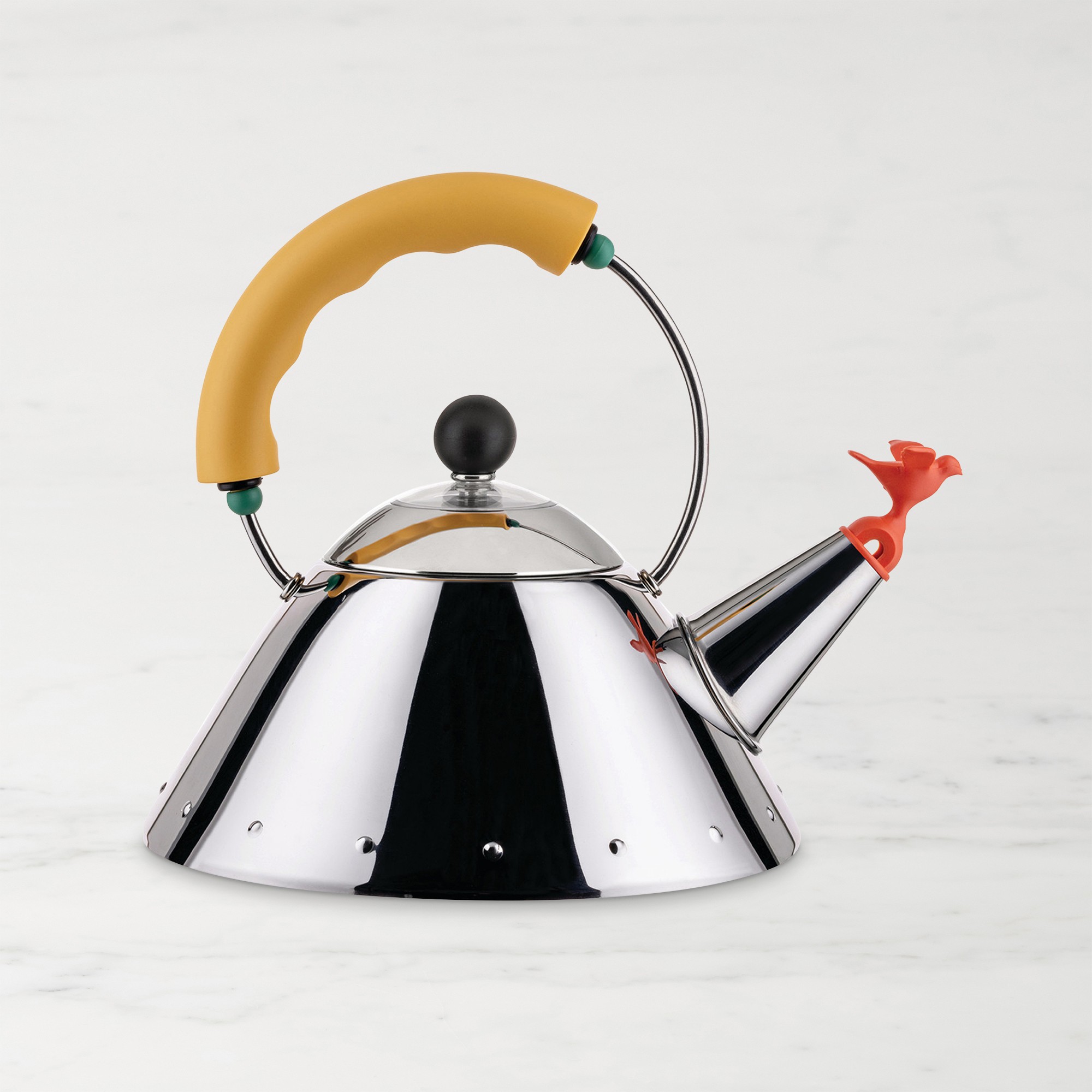 Alessi Michael Graves 9093 Stainless-Steel Tea Kettle