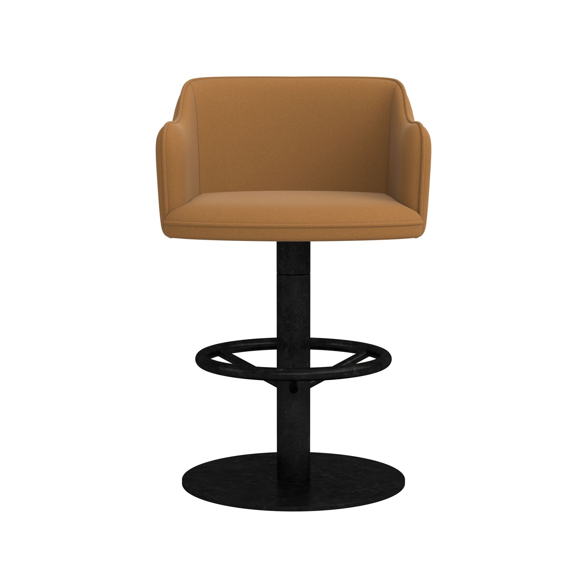 Harding Upholstered Pedestal Counter  & Bar Stool