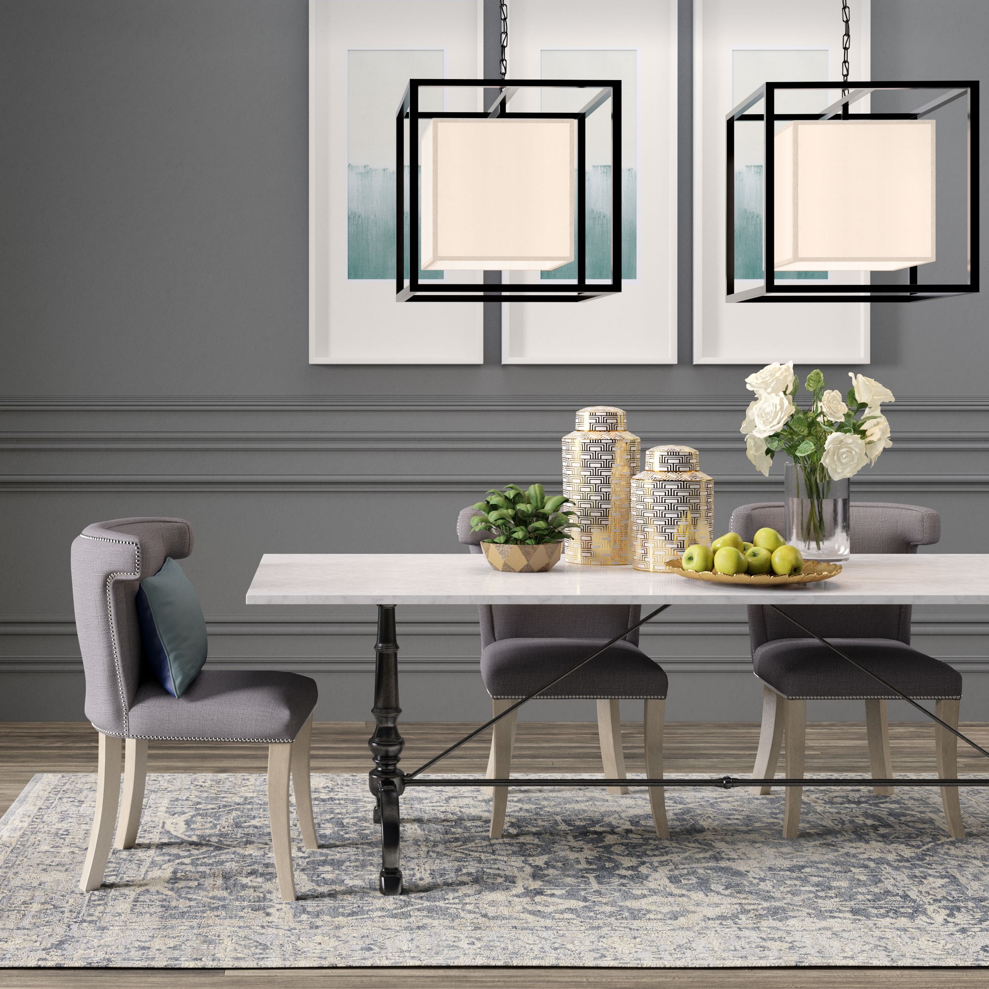 La Coupole Rectangular Iron Bistro Table (72