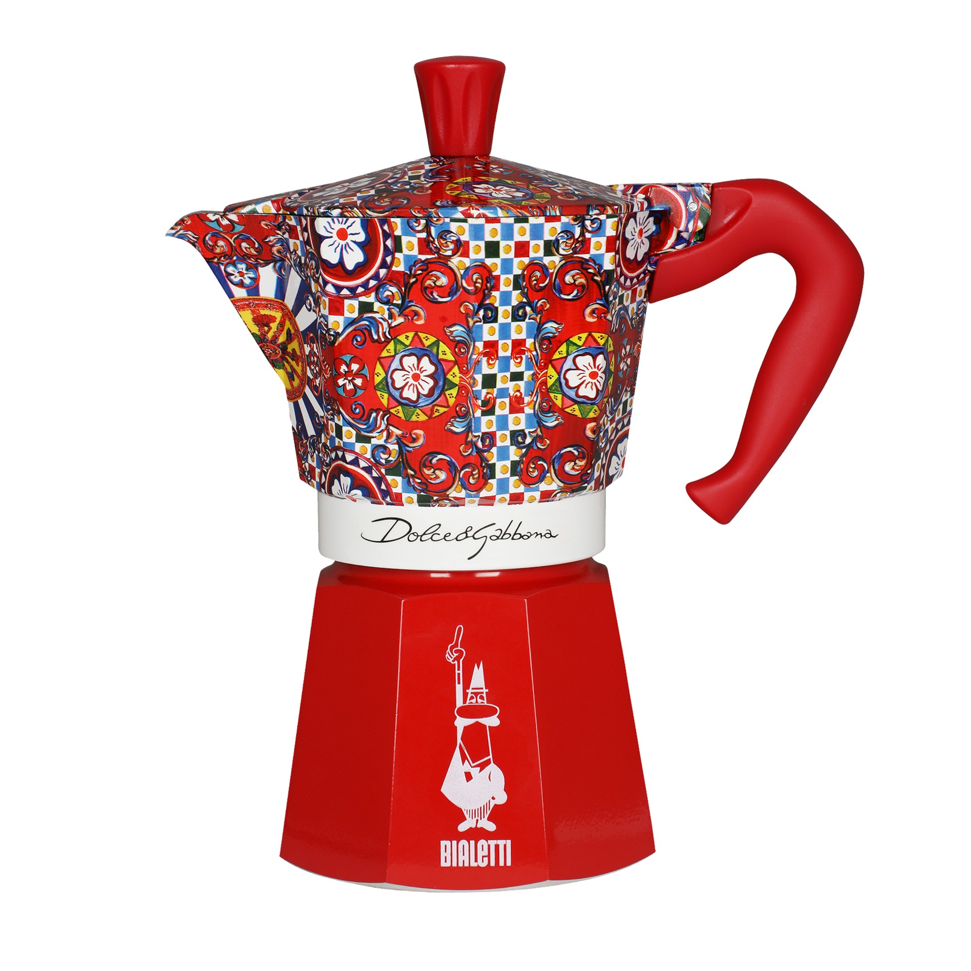 Bialetti Moka Dolce & Gabbana Stovetop Espresso Maker, Carretto