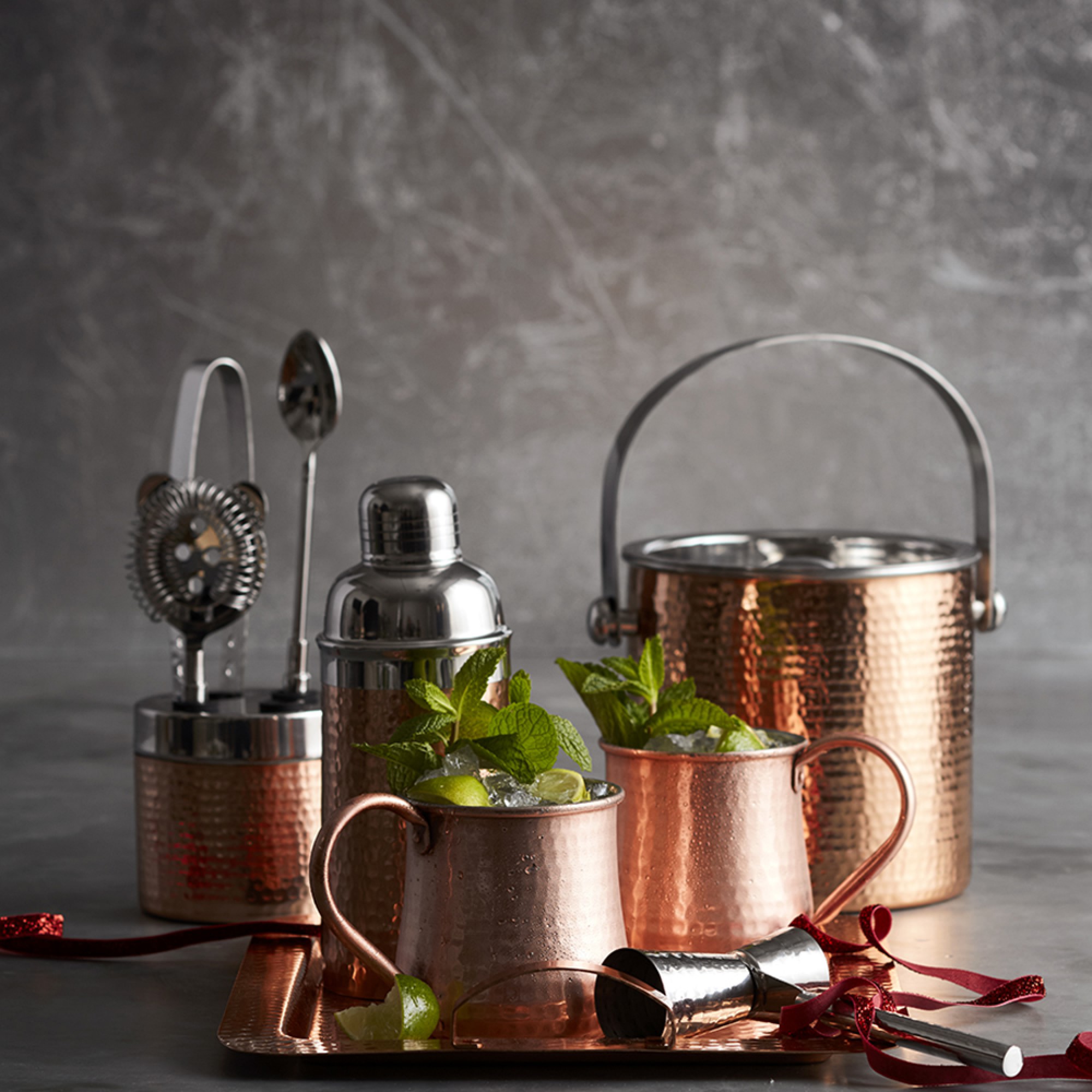 Authentic Hammered Copper Mug