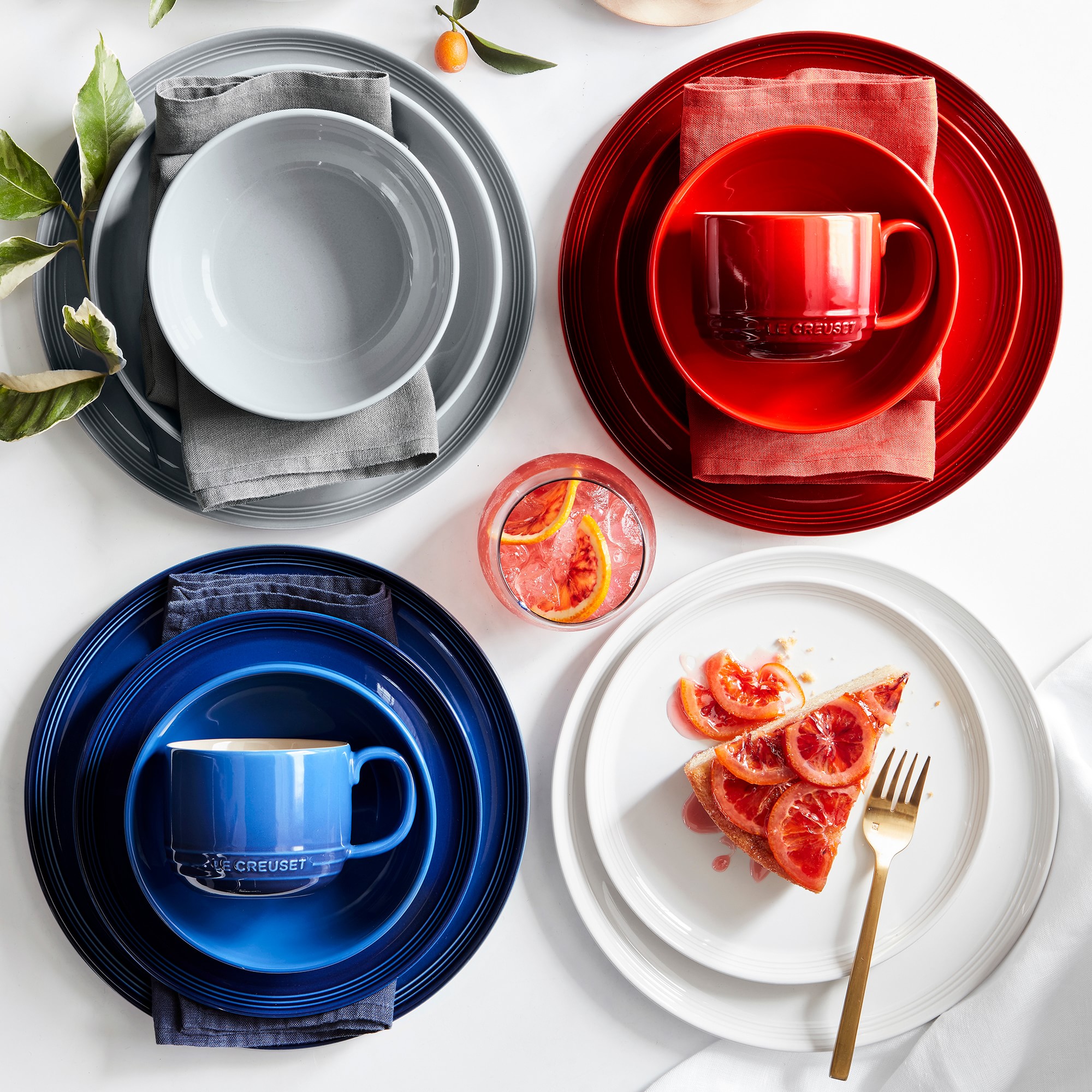 Le Creuset San Francisco Coupe Pasta Bowls, Set of 4