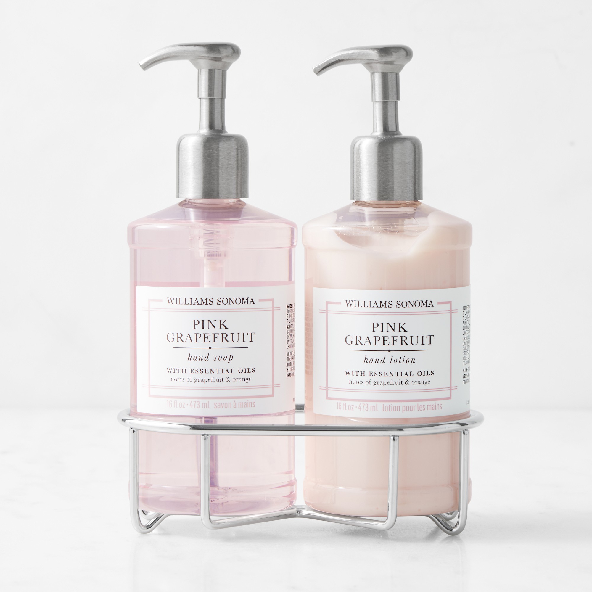 Williams Sonoma Pink Grapefruit Soap & Lotion 3-Piece Set