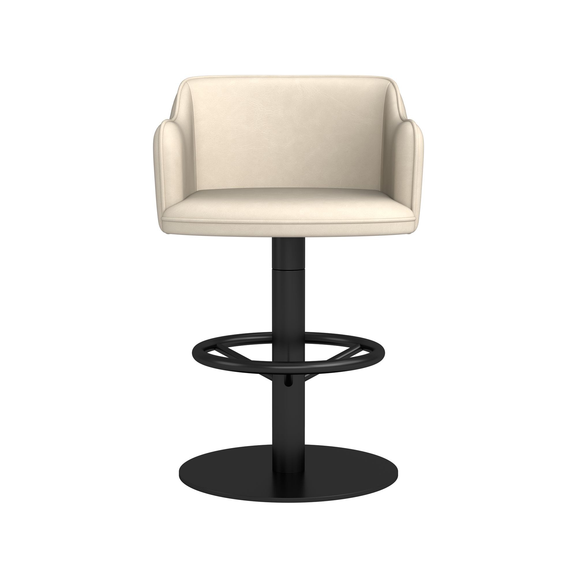 Harding Upholstered Pedestal Counter  & Bar Stool