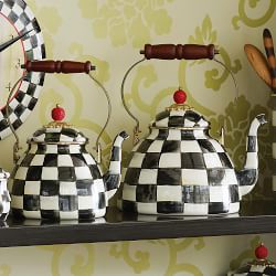 MacKenzie-Childs Courtly Check Tea Kettle