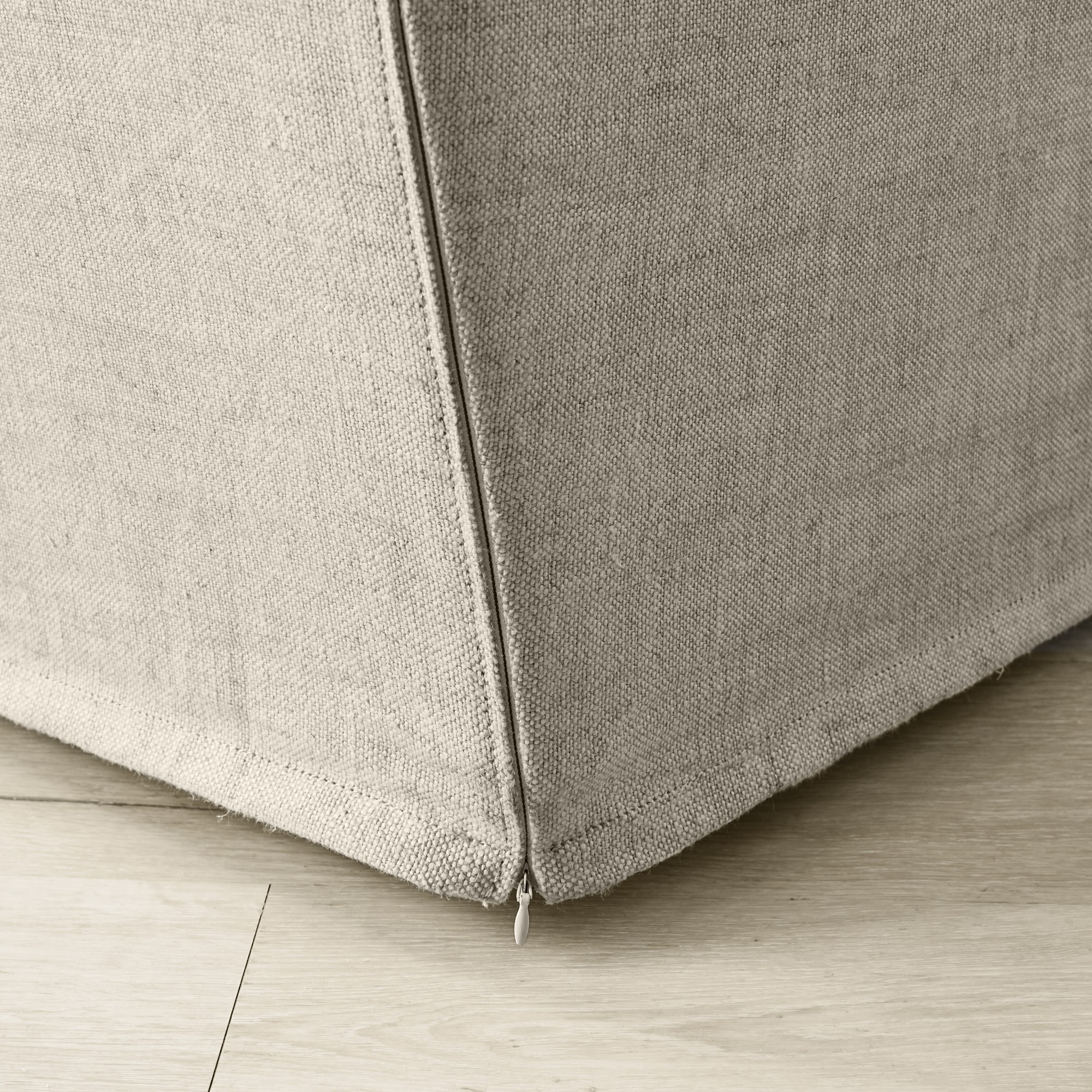 Brighton Slipcovered Swivel Armchair