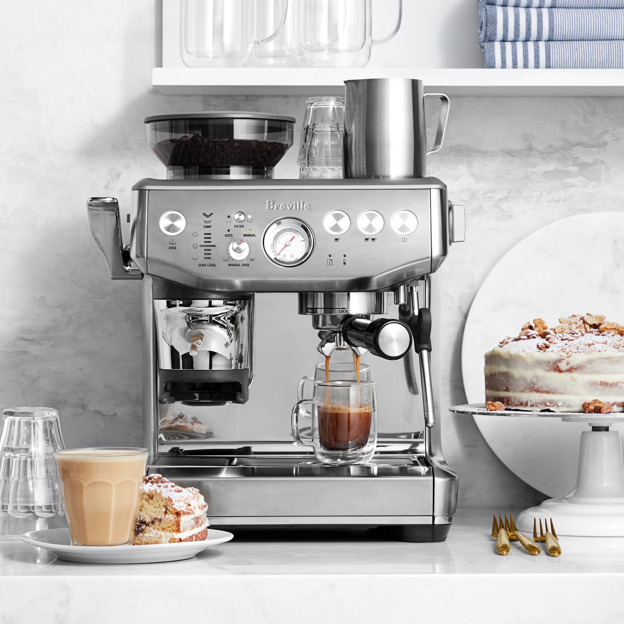 Breville Barista Express® Impress Espresso Machine