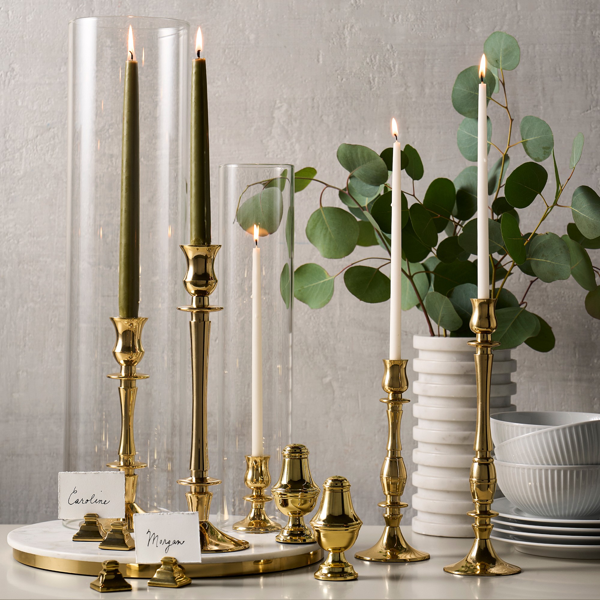 Heirloom Gold Tiny Taper Holders