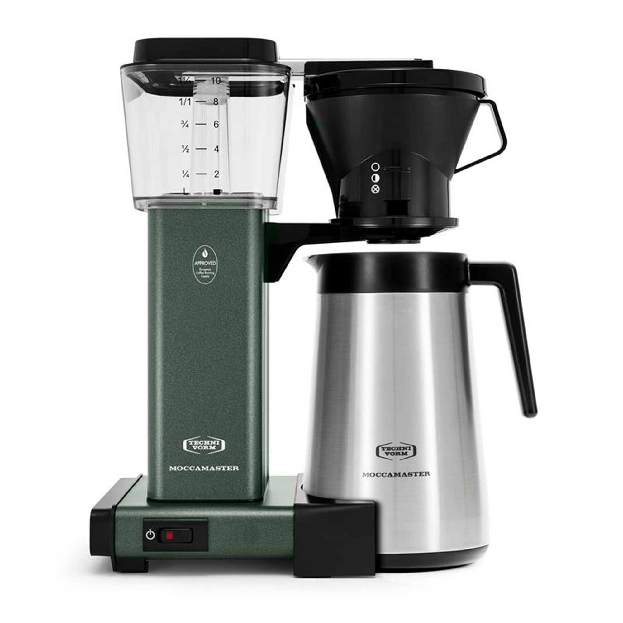 Moccamaster by Technivorm KBT Manual Drip Stop Coffee Maker with Thermal Carafe