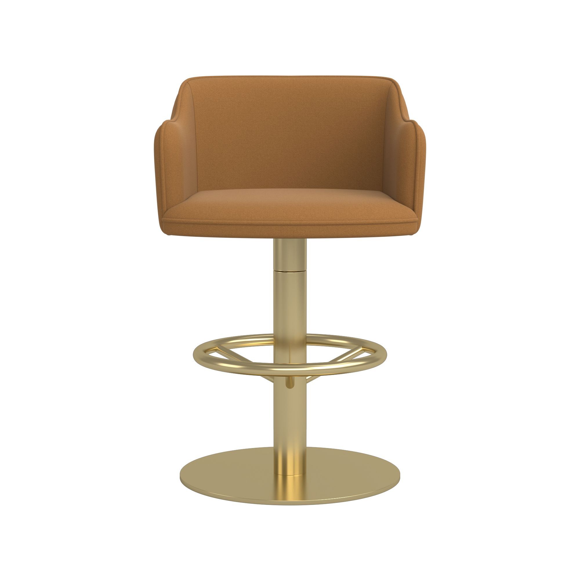 Harding Upholstered Pedestal Counter  & Bar Stool