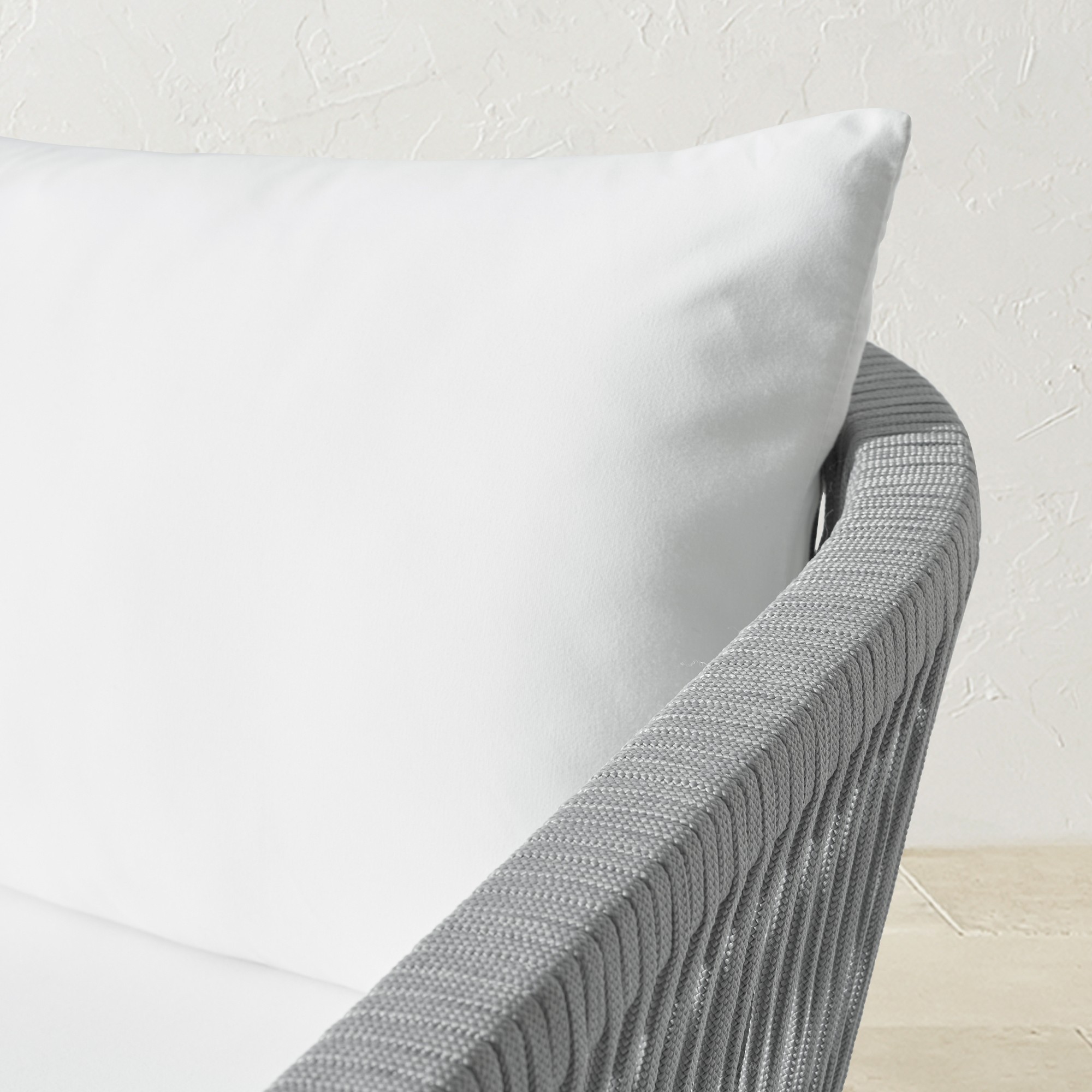 Pasadena Outdoor Metal and Rope Sofa (76