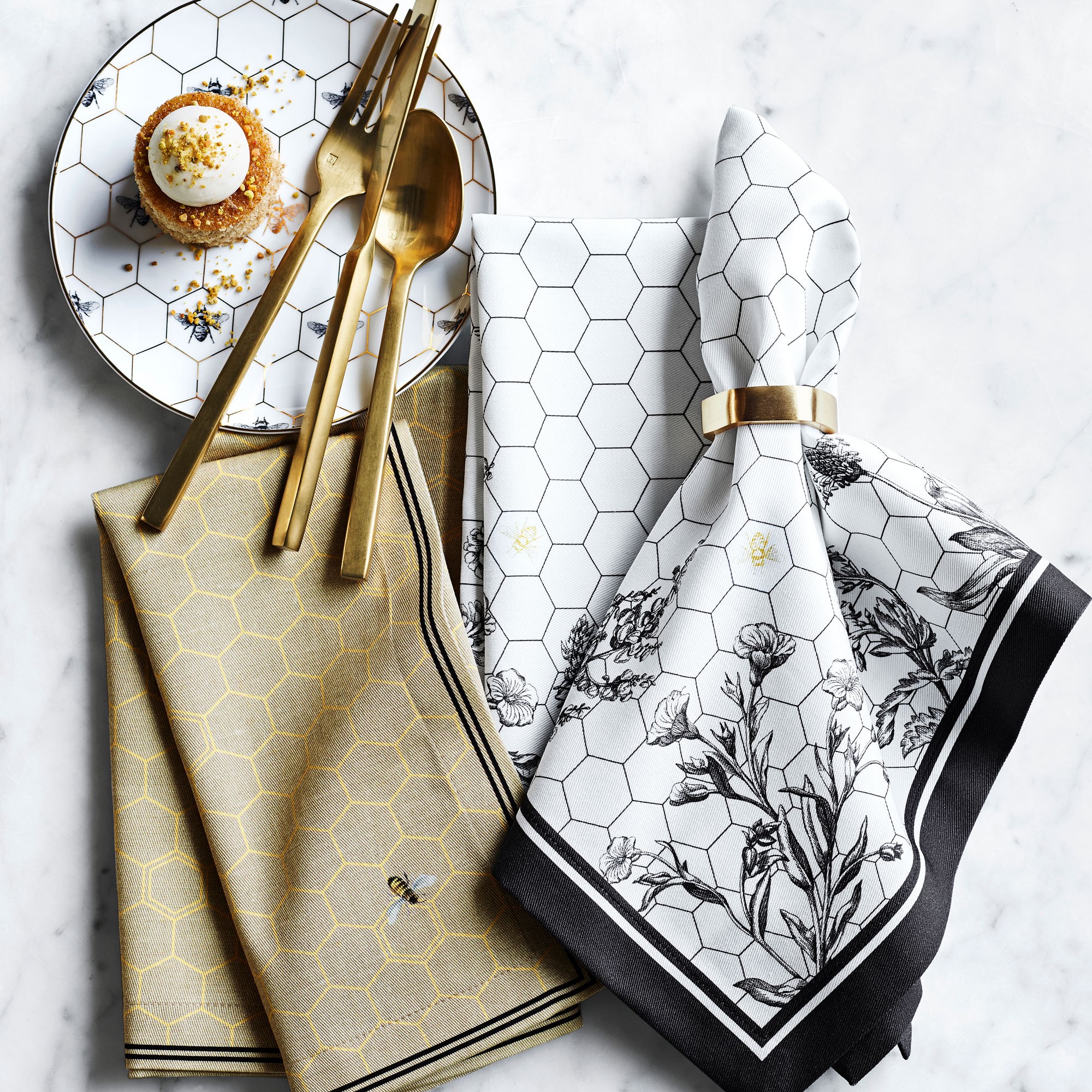 Honeycomb Napkins, Set of 4