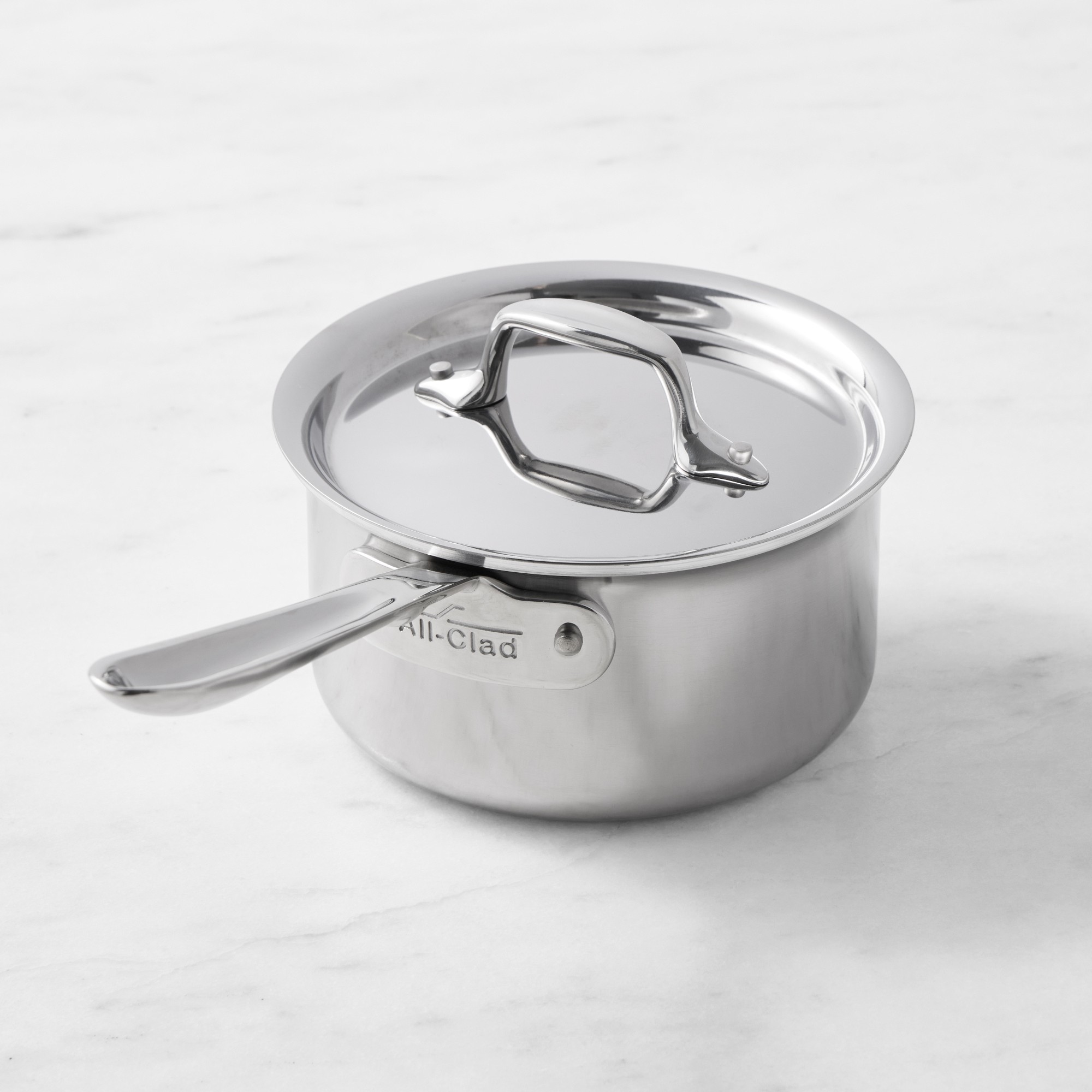 All-Clad D3® Tri-Ply Stainless-Steel Saucepan