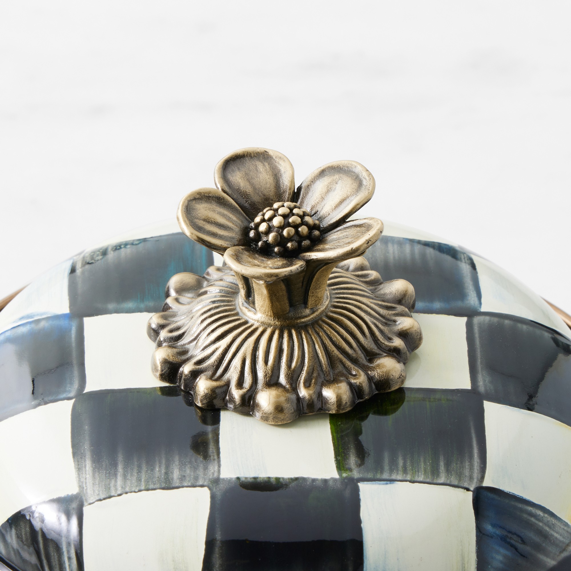 MacKenzie-Childs Courtly Check Saucepan