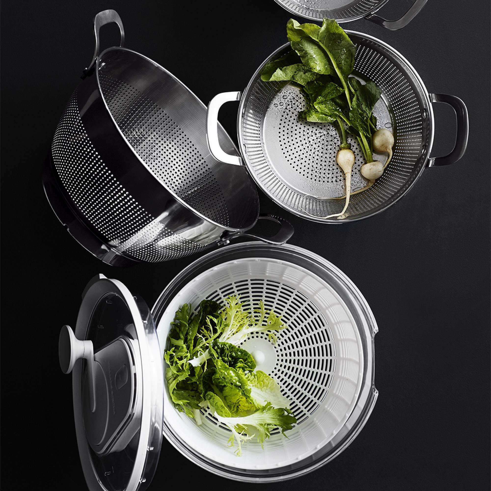 Williams Sonoma Stainless-Steel Colanders