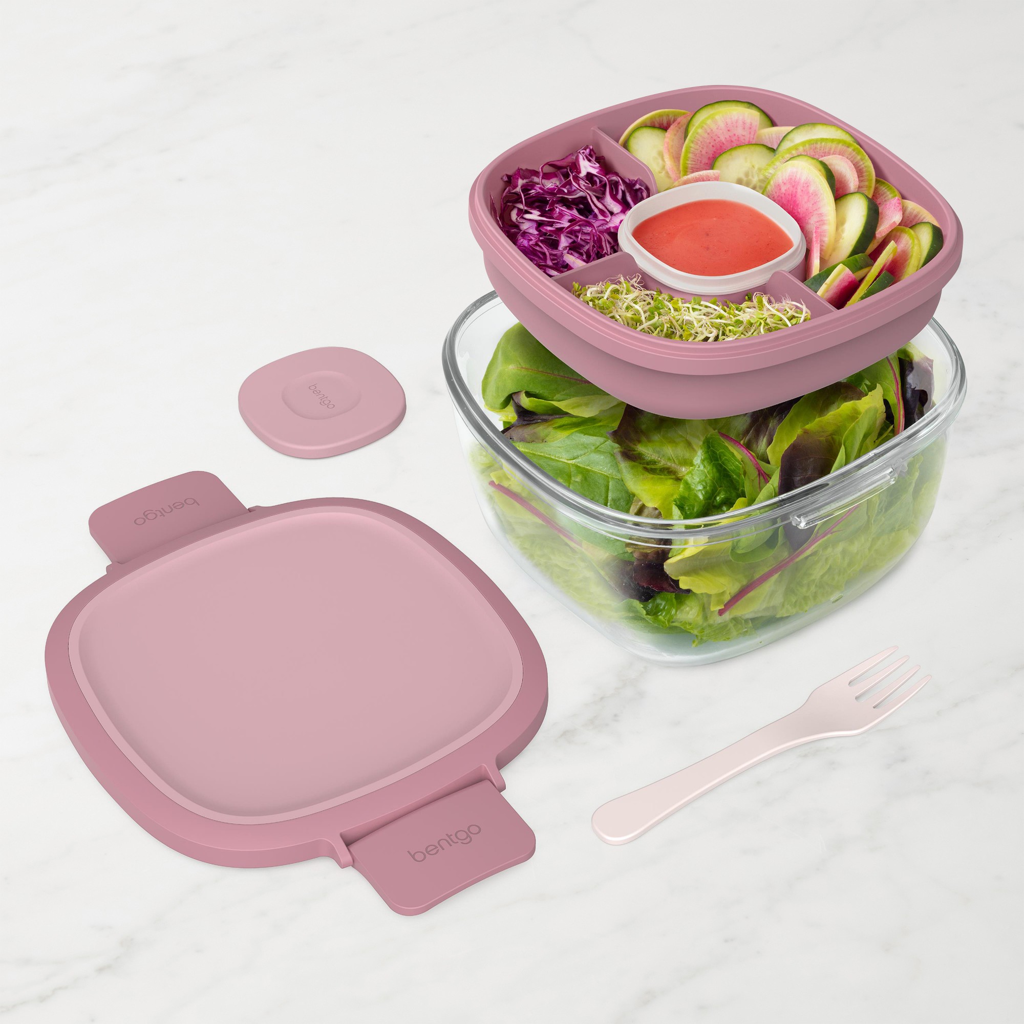Bentgo Glass Leak-proof Salad Container