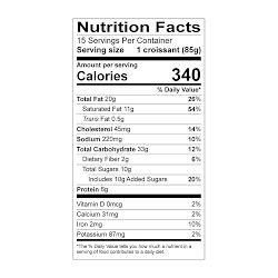 Galaxy Desserts® Almond Croissants