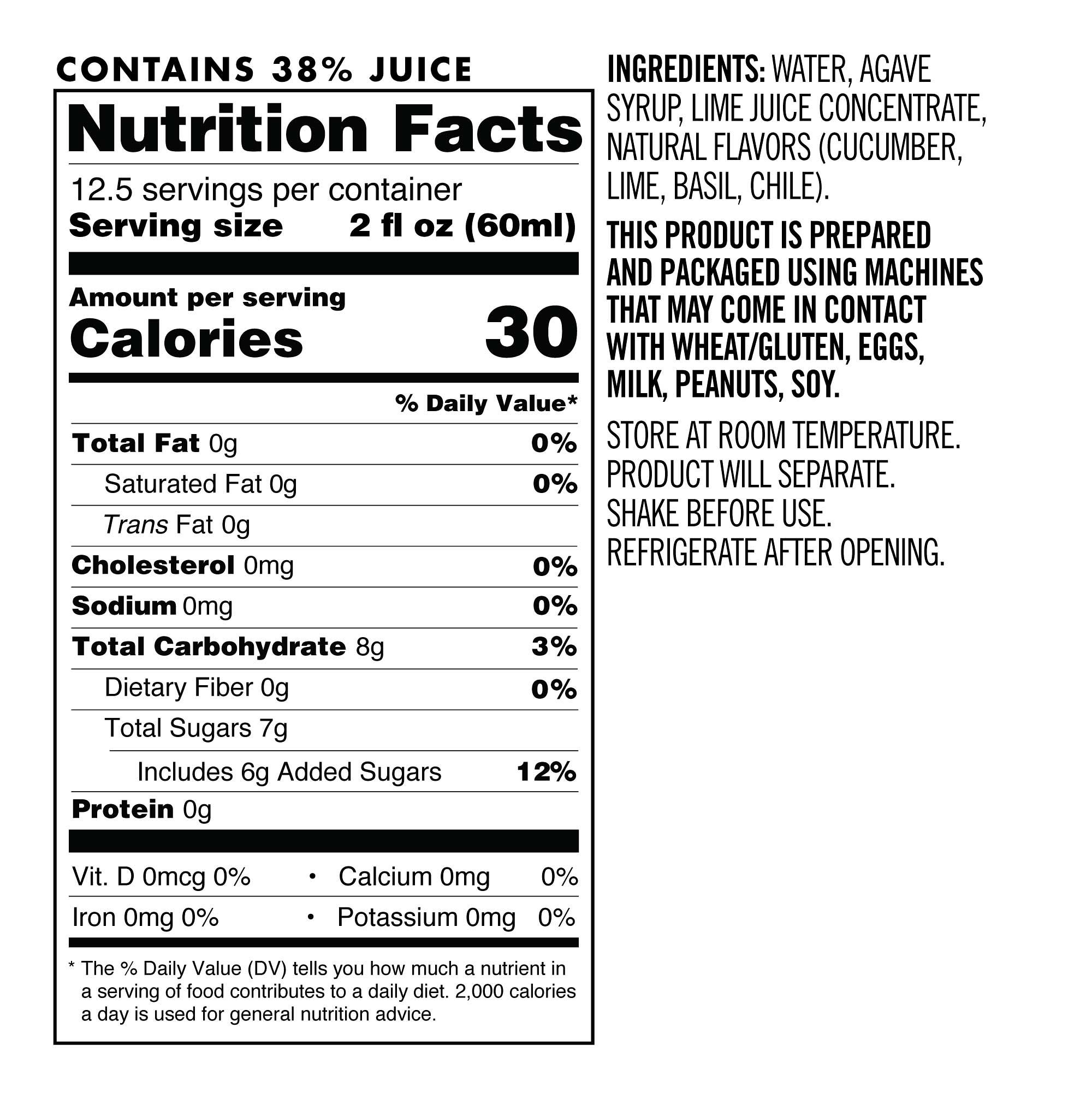 Casamigos x Williams Sonoma Margarita Mix, Cucumber Chile