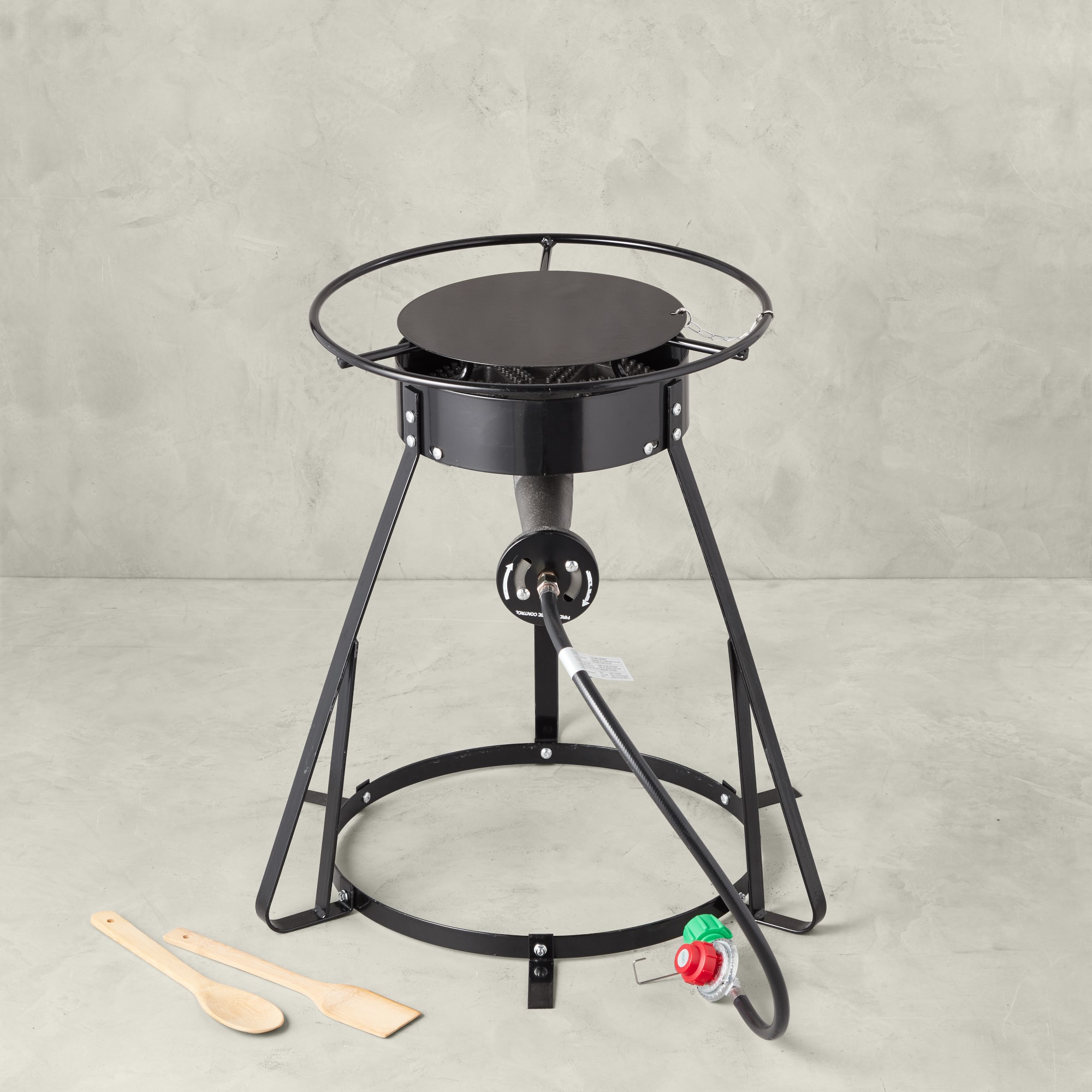 King Kooker Outdoor Cooker Package with Stainless-Steel Wok
