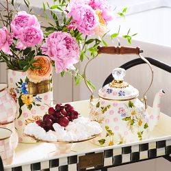 MacKenzie-Childs Wildflowers Tea Kettle