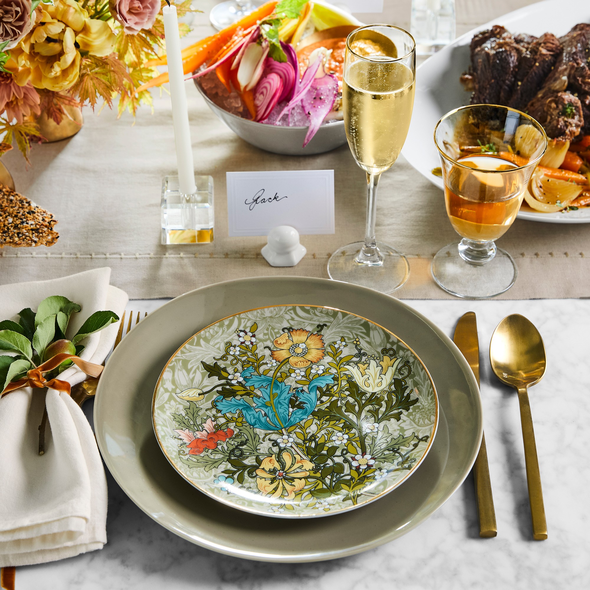 Crystal Tiny Taper Holders, Set of 2