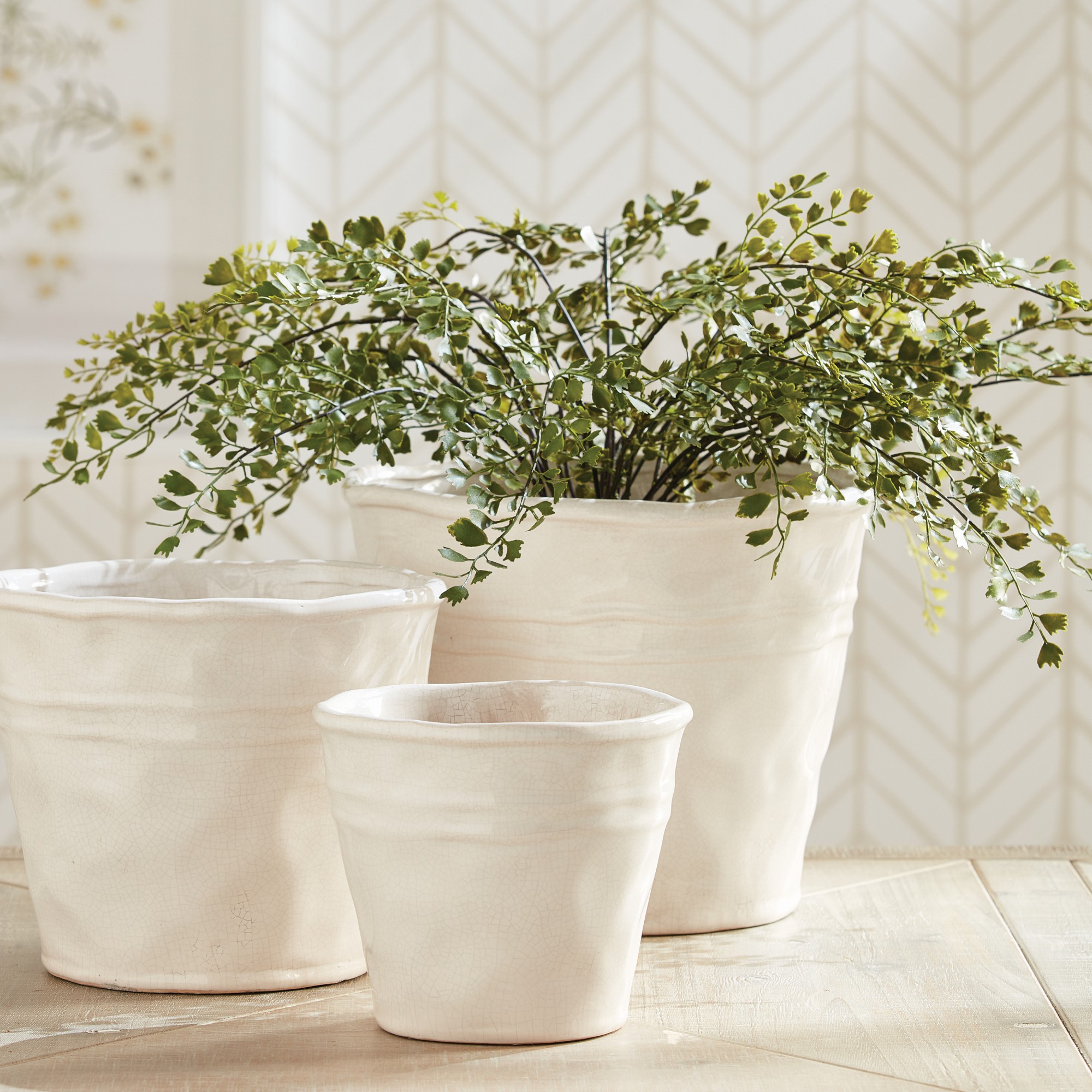 Faux Maidenhair Fern Drop-In, 18