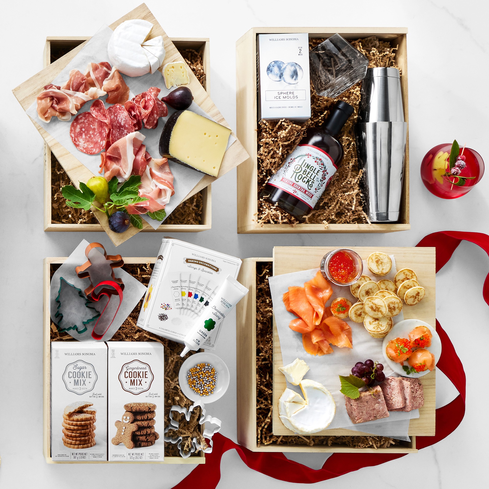 Williams Sonoma Gift Crate European Cheese & Charcuterie