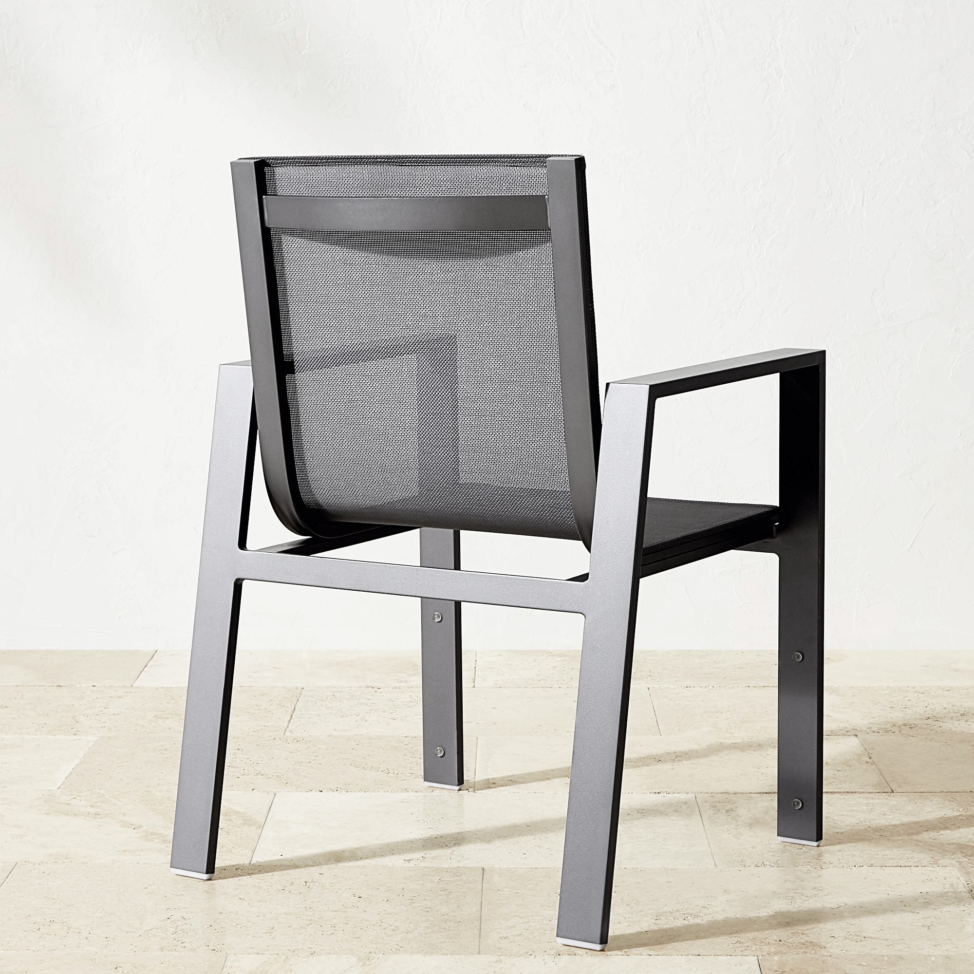 Santa Barbara Outdoor Metal Dining Armchair