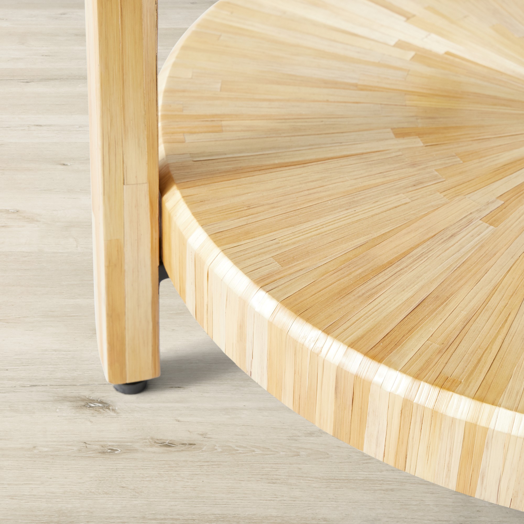 Straw Marquetry Nesting Tables (16