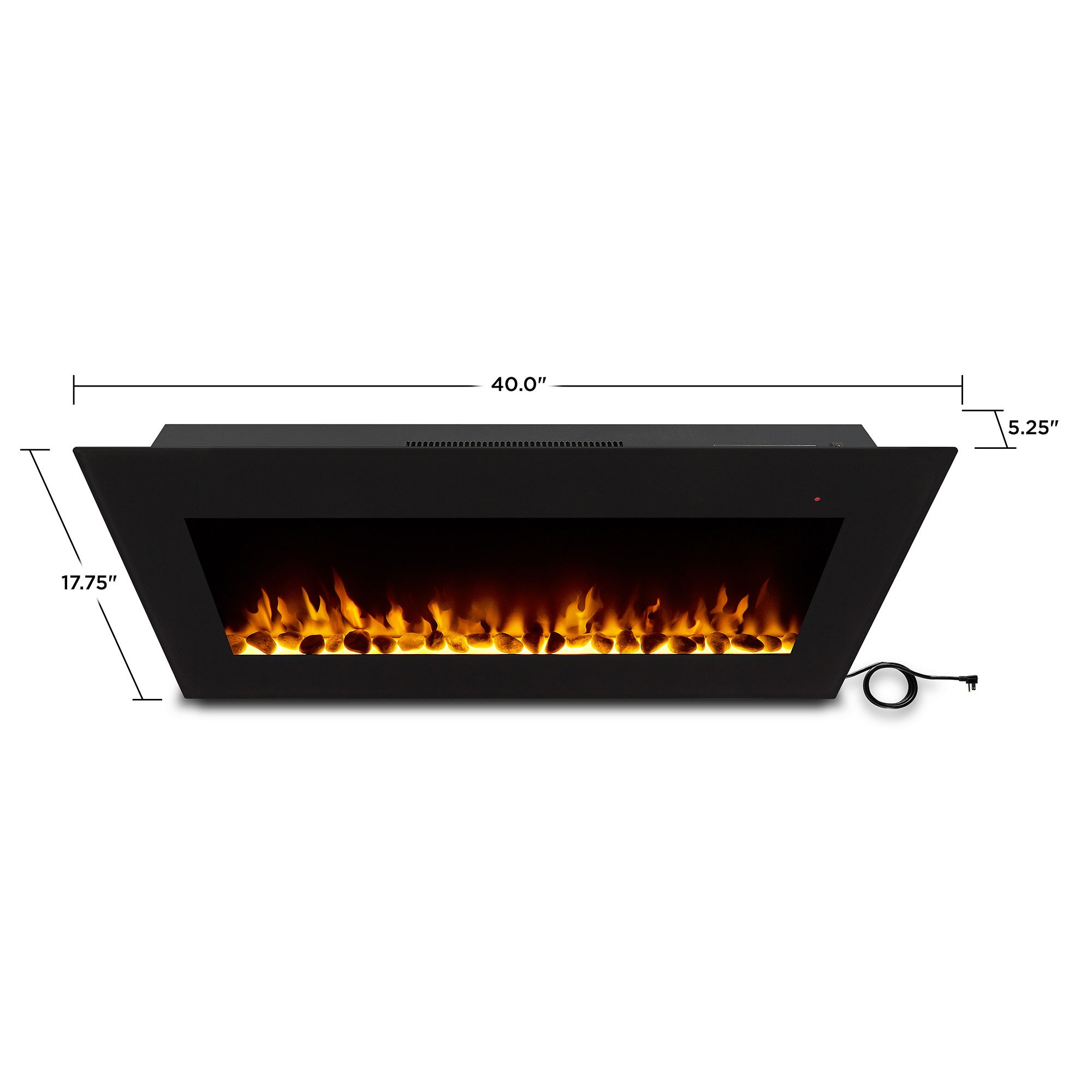 Faroe Wall Hung Electric Fire Place (40