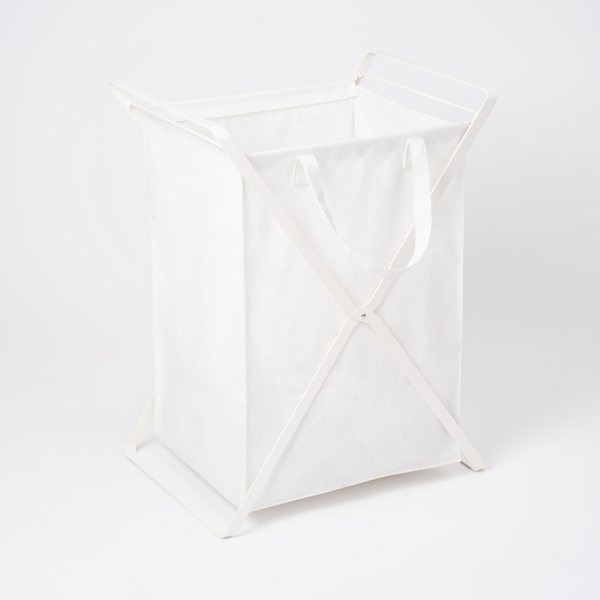 Yamazaki Home Laundry Hamper with Cotton Liner