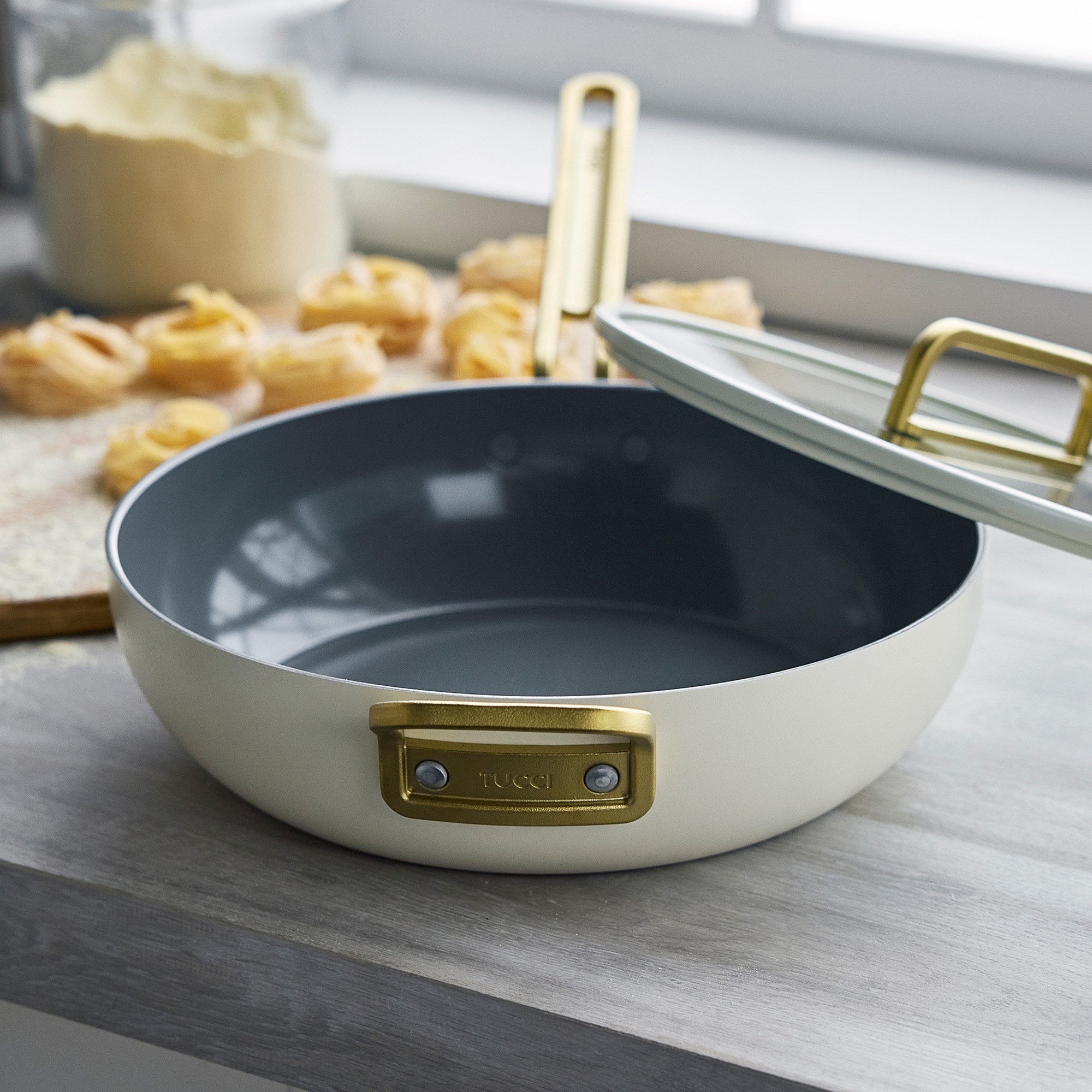 GreenPan™ Stanley Tucci™ Ceramic Nonstick Junior Essential Stanley Pan, 4 1/2-Qt.