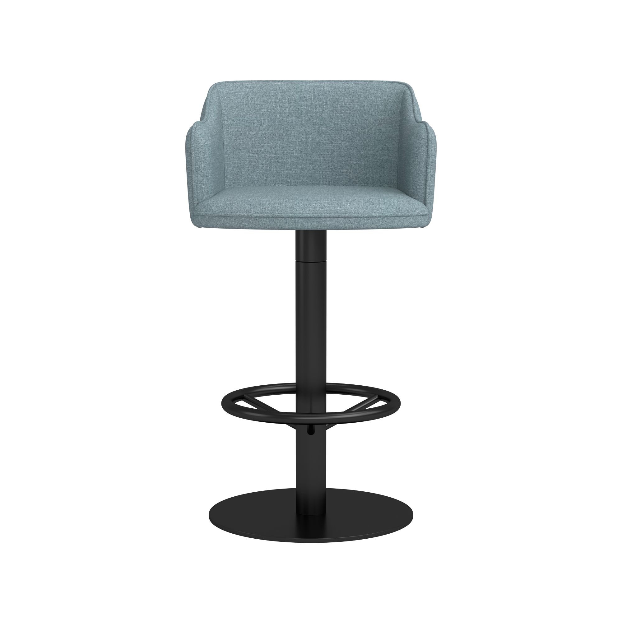 Harding Upholstered Pedestal Counter  & Bar Stool