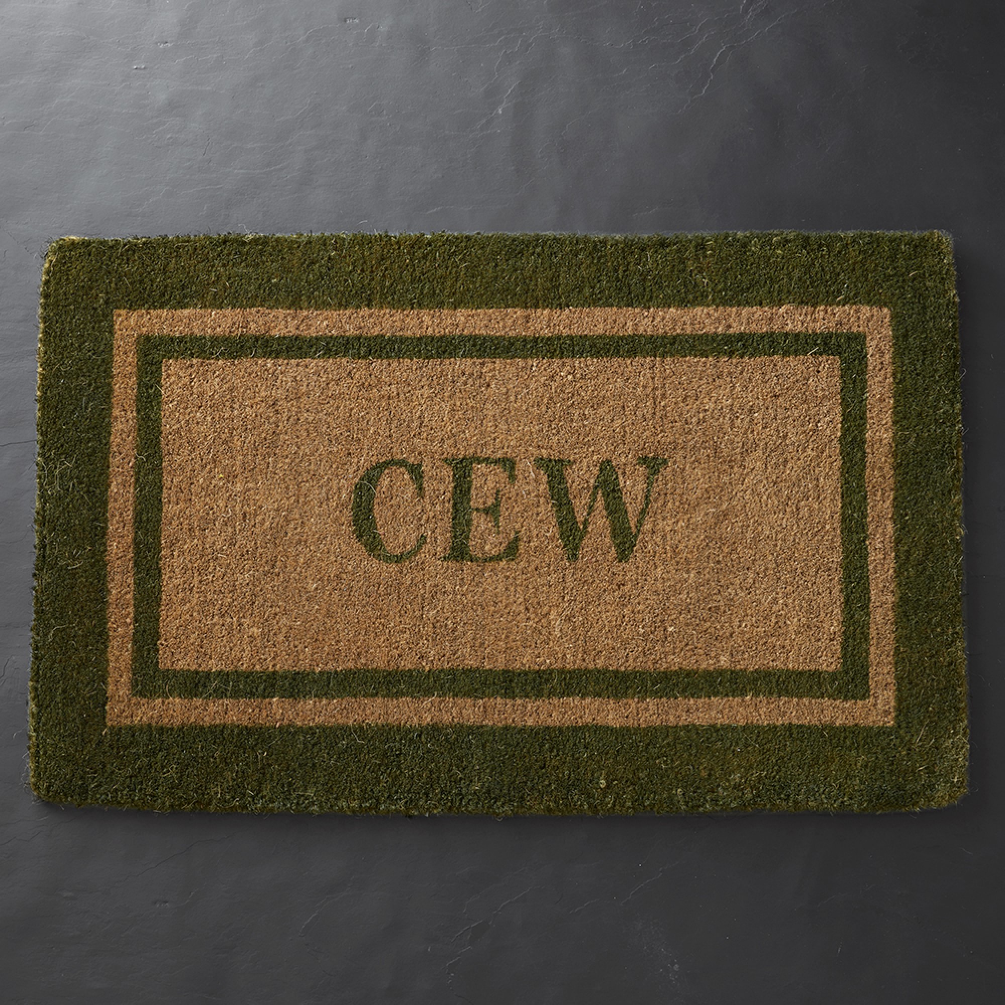 Personalized Double Border Doormat