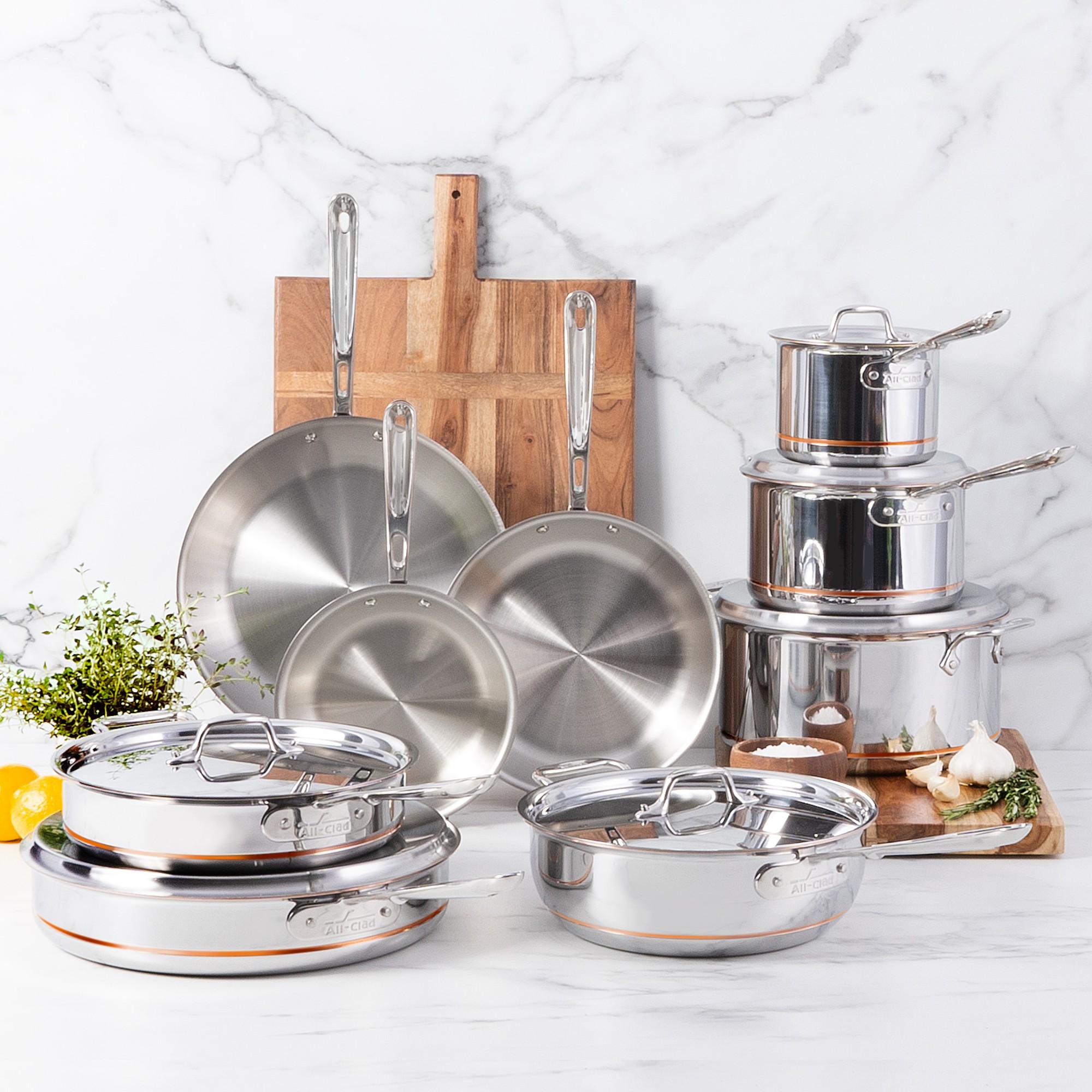 All-Clad Copper Core® 15-Piece Cookware Set