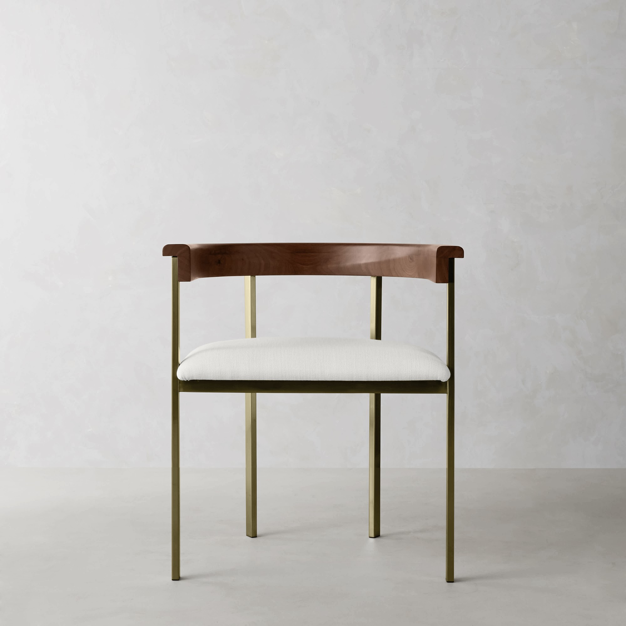 Tulip Upholstered Dining Armchair