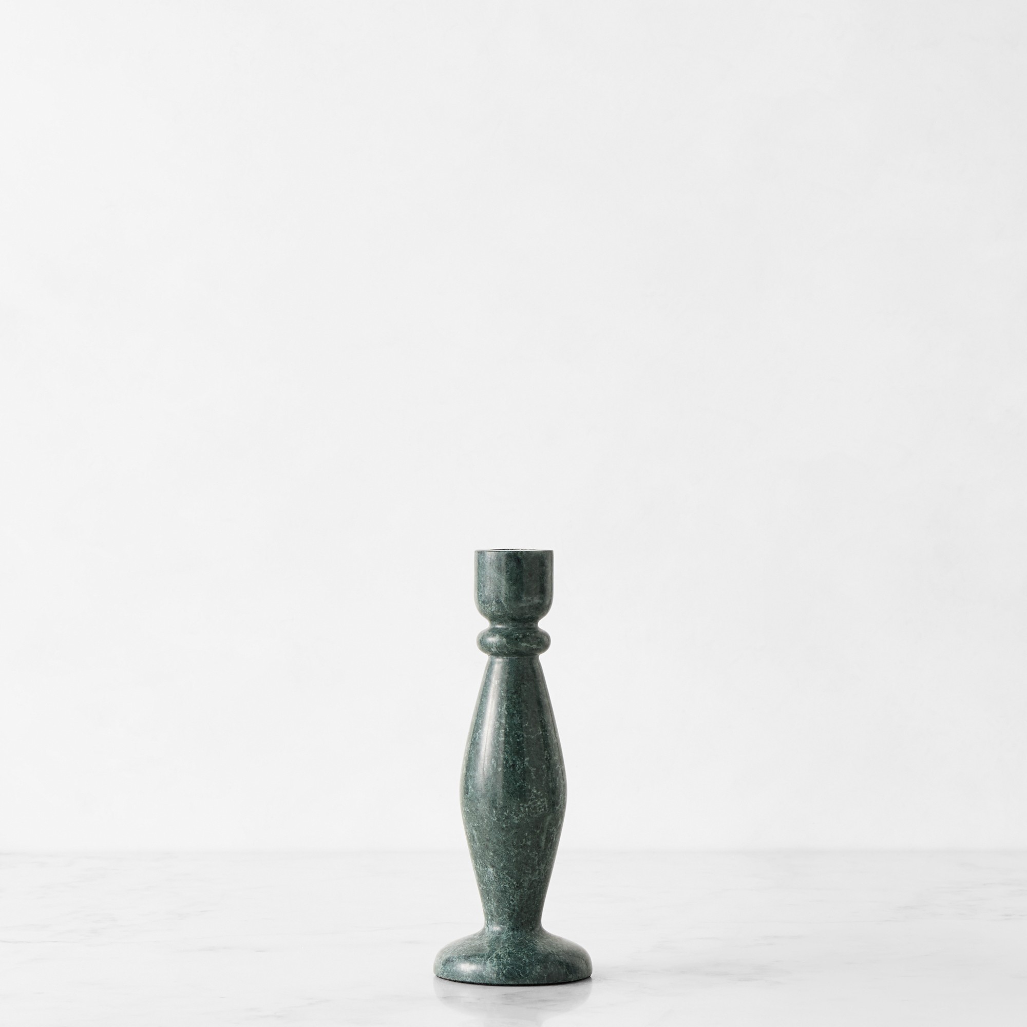 Green Marble Taper Holder