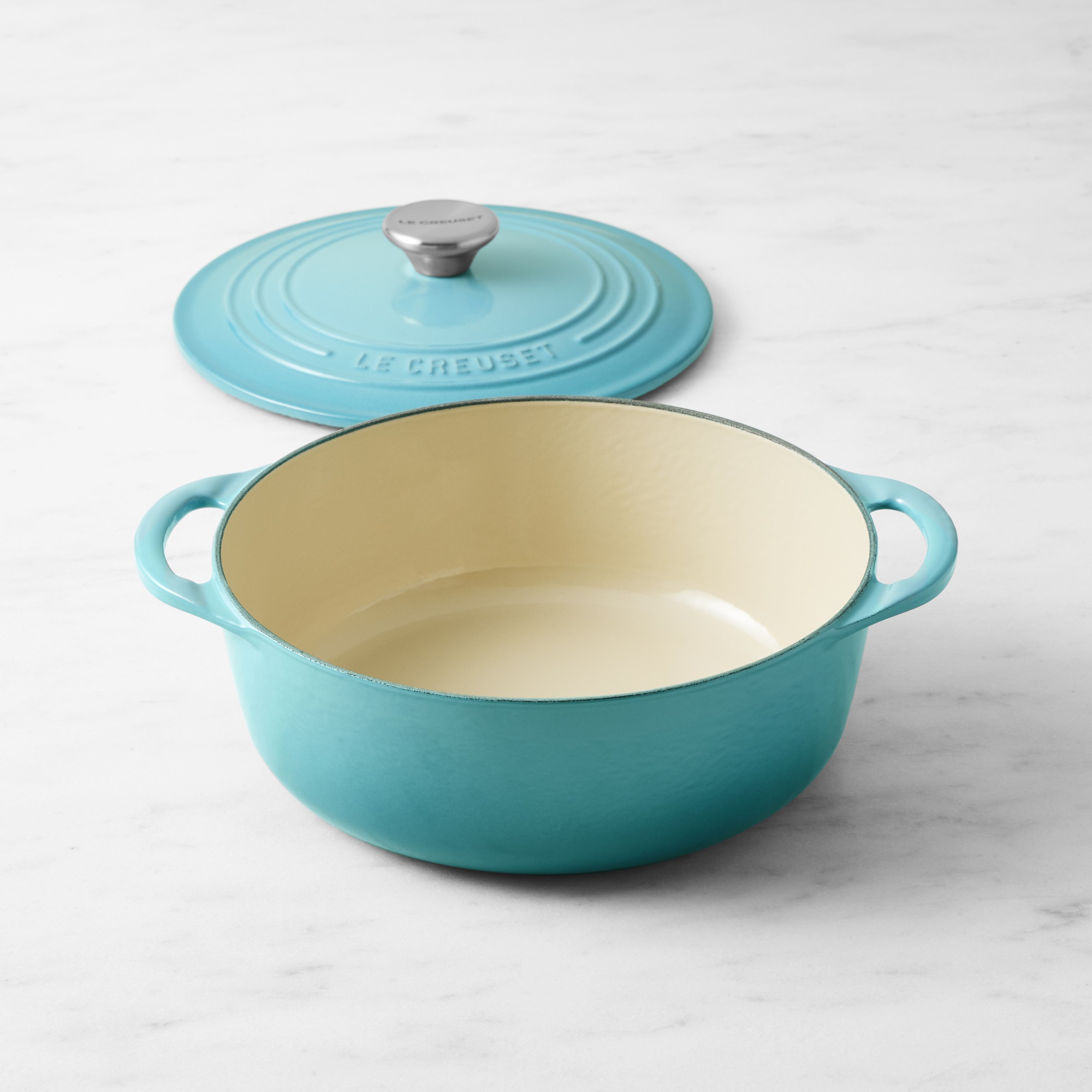 Le Creuset Enameled Cast Iron Shallow Round Oven, 2 3/4-Qt.