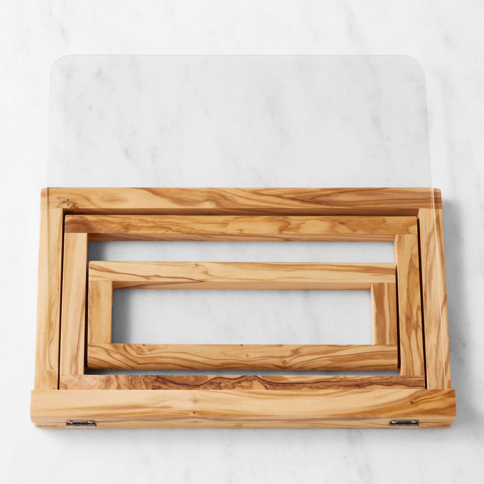 Williams Sonoma Olivewood Cookbook Holder